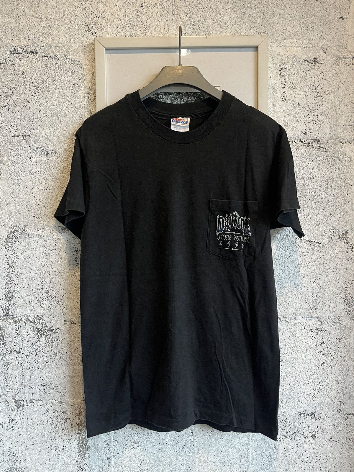 Vintage Vintage Daytona Bike Week 1996’s pocket T-shirt Size US M / EU 48-50 / 2 - 2 Thumbnail