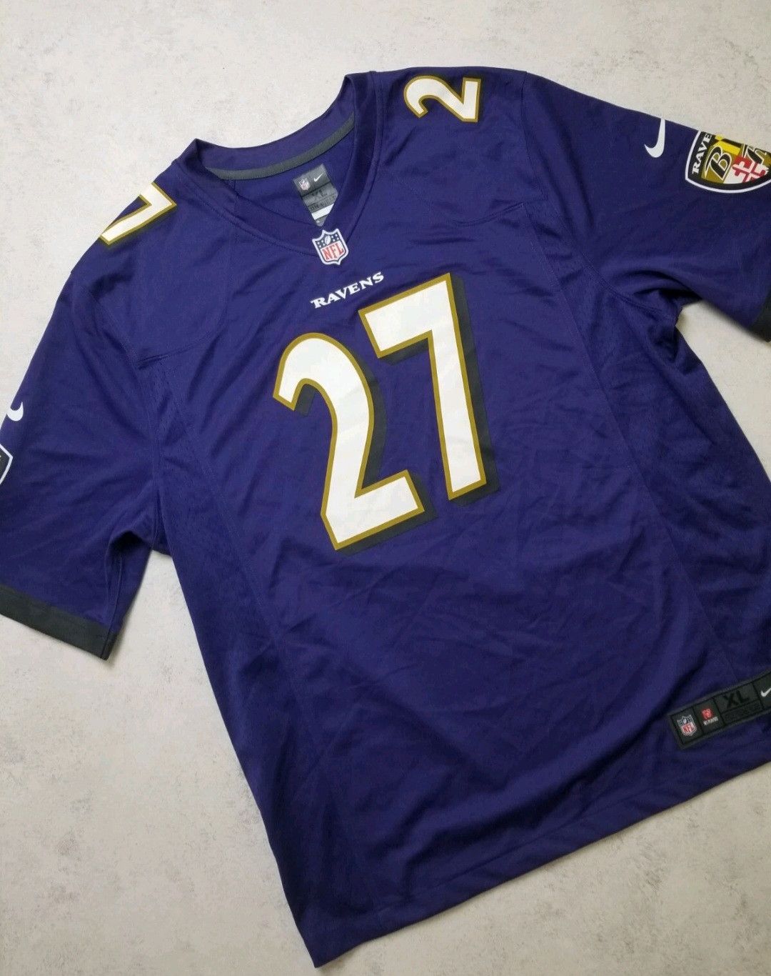 Nike New Nike NFL On Field Jersey Baltimore Ravens #27 Ray Rice Size US XL / EU 56 / 4 - 11 Thumbnail