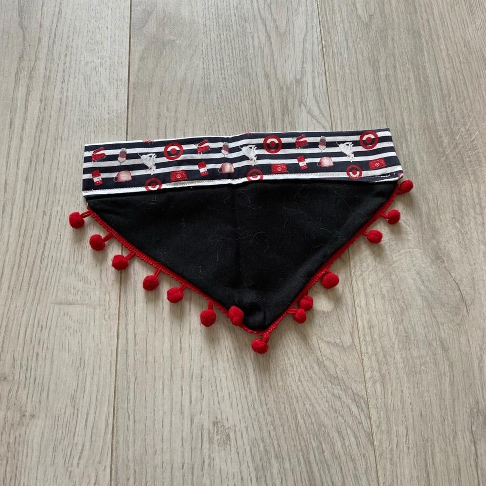 Designer Katelyns Koats Striped Target Shopping Spree Dog Bandana Size ONE SIZE - 4 Thumbnail