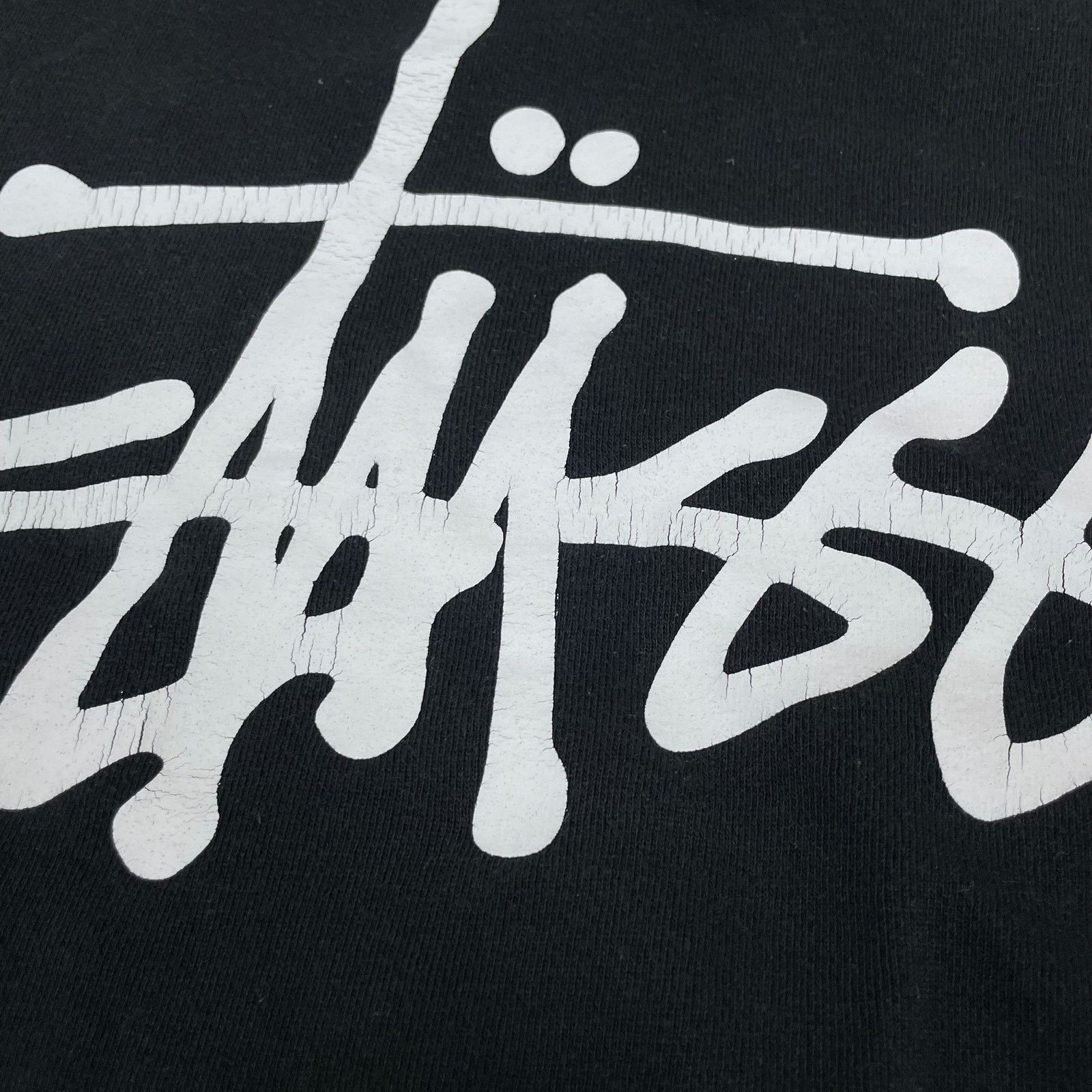 Stussy Stussy Men Black Cotton Crew Neck Pullover Sweatshirt Medium Size US M / EU 48-50 / 2 - 2 Thumbnail