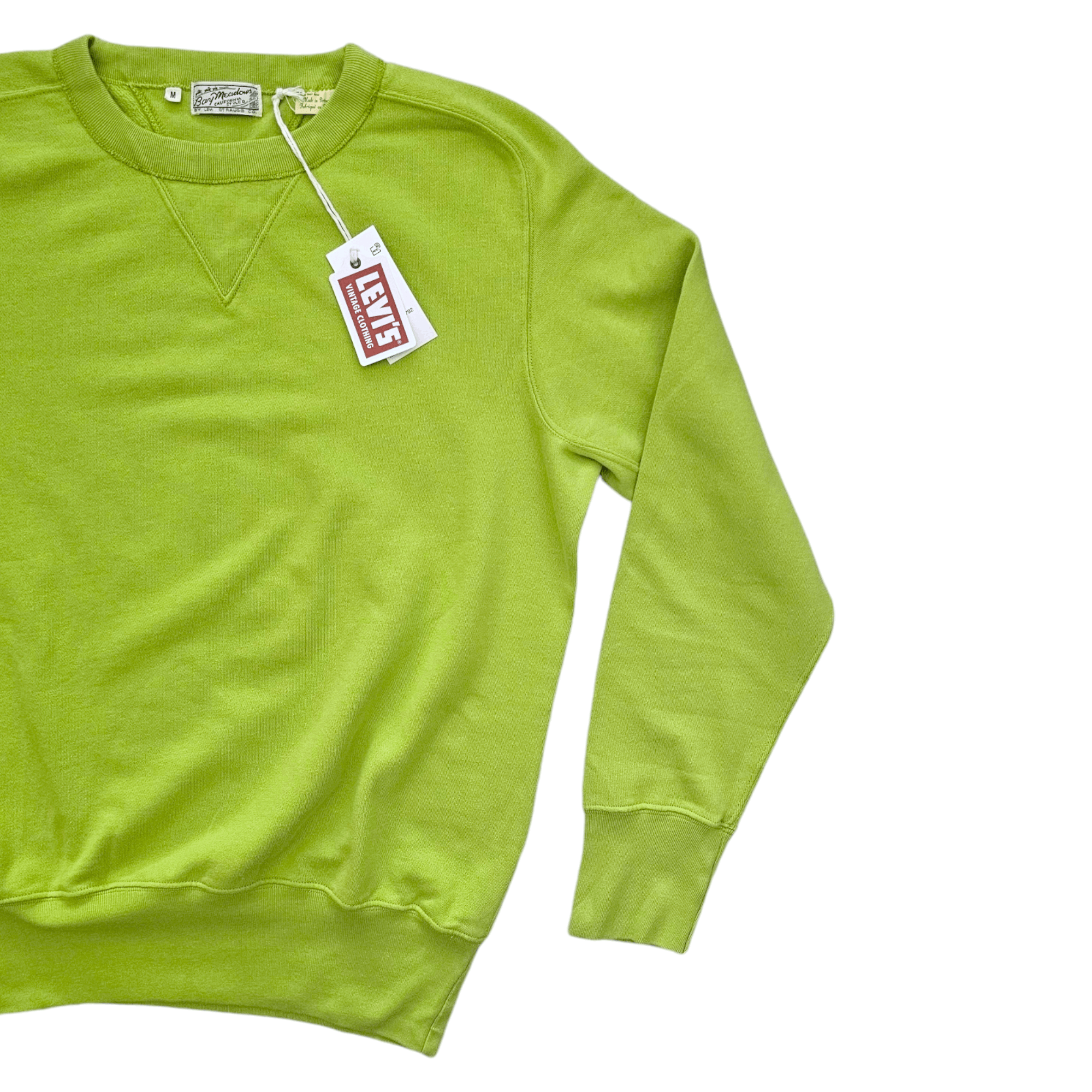 Levi's Vintage Clothing Levi's Vintage Clothing Bay Meadows Sweatshirt Green SS21 Size US M / EU 48-50 / 2 - 2 Thumbnail