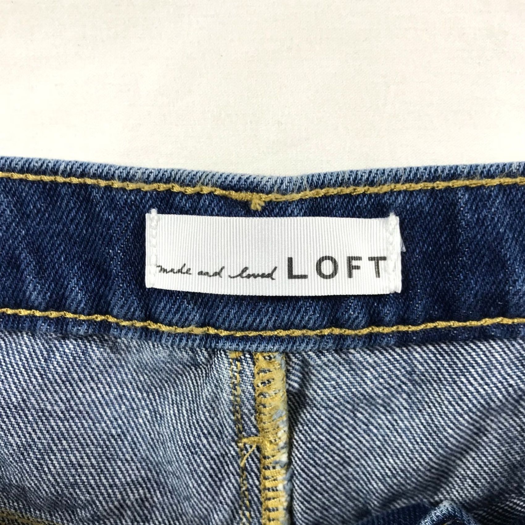 Loft LOFT The Boyfriend Short High Rise Blue Denim 14 Wash 5.5" Casual Summer Boho Fit Size 25" / US 0 / IT 36 - 5 Thumbnail