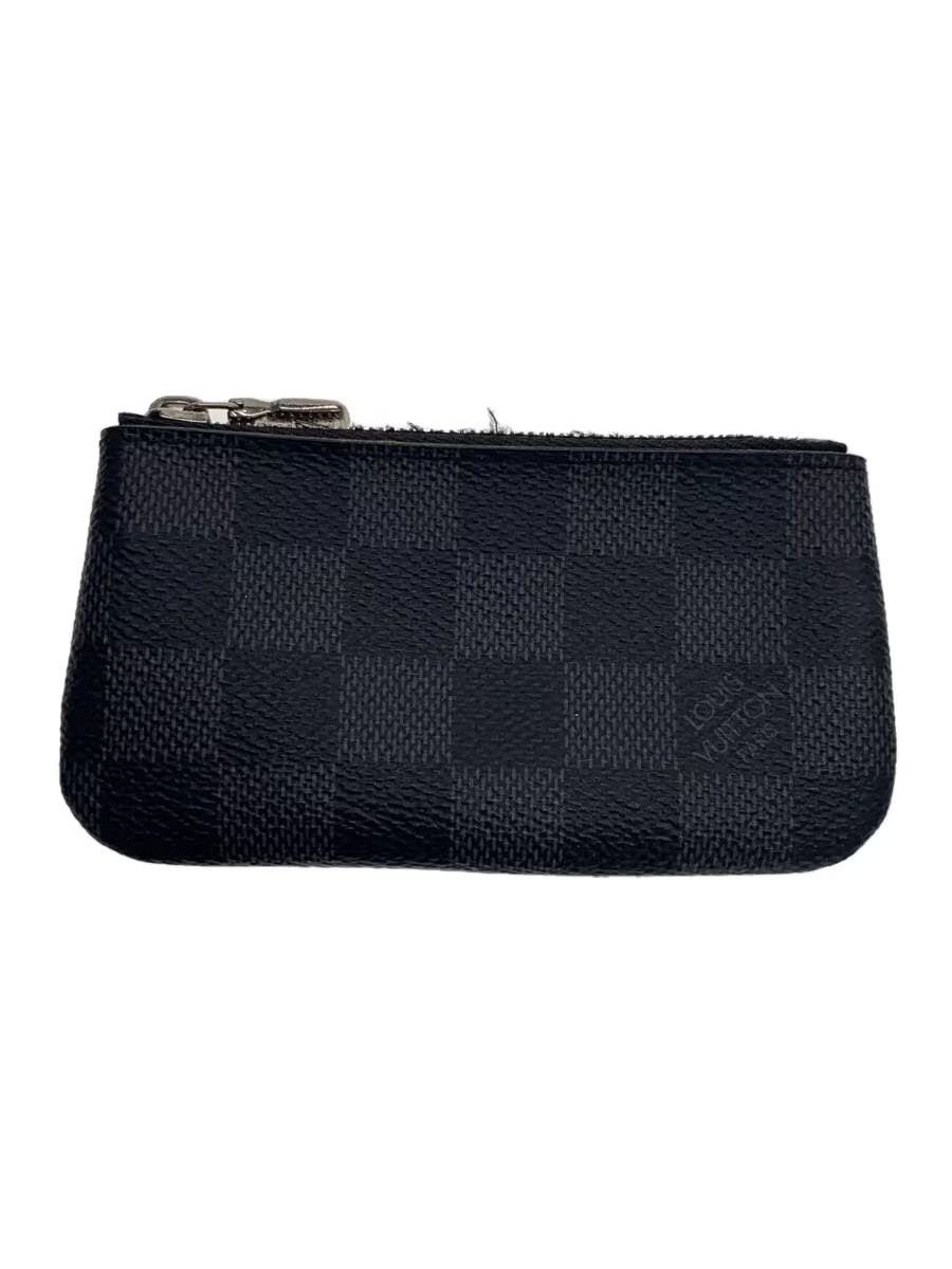 Louis Vuitton Louis Vuitton Damier Graphite Pochette Clé Grey Size ONE SIZE - 1 Thumbnail