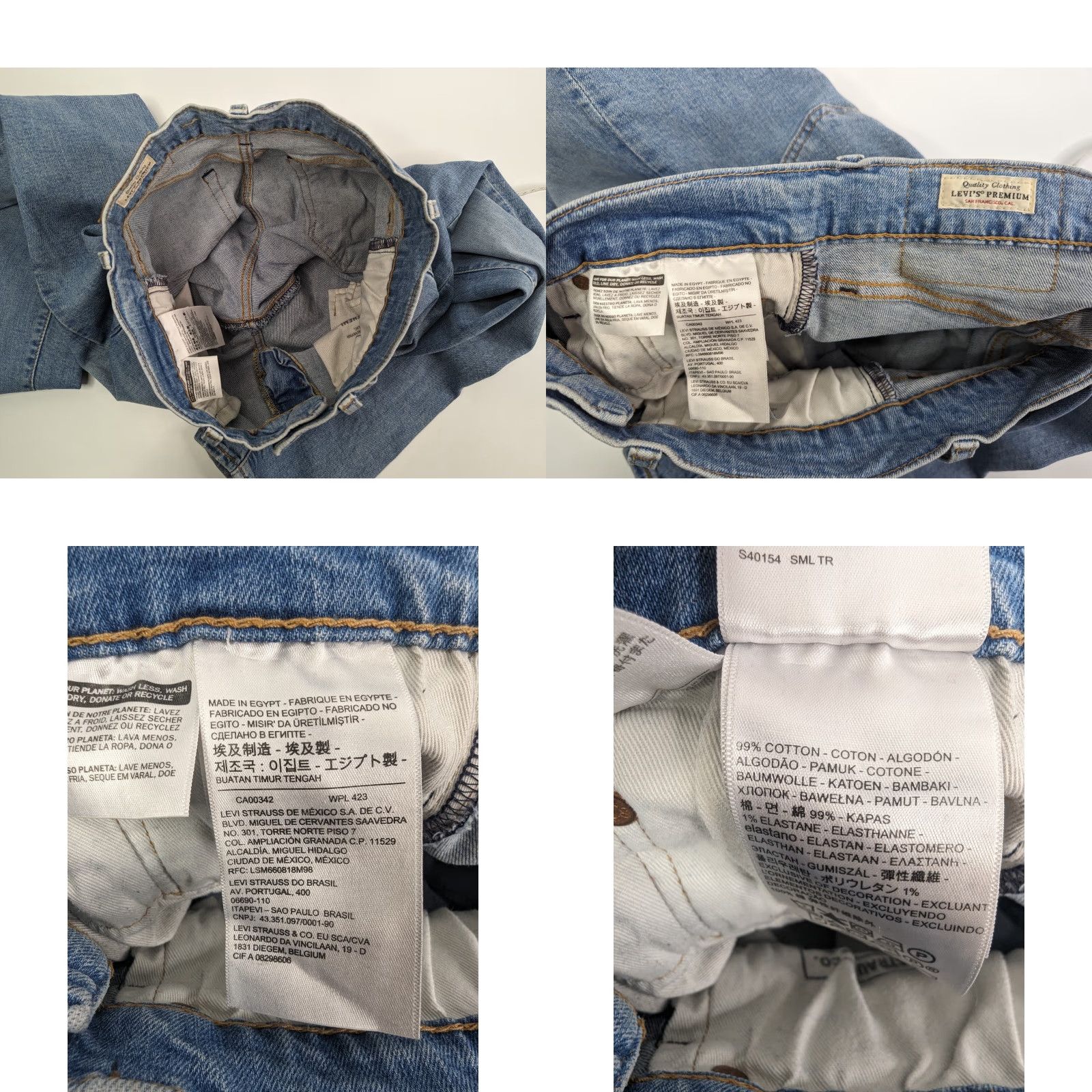 Levi's Levi’s 511 Jeans Men 28x32 Blue Denim Medium Wash Straight 5-Pocket Regular Jeans Mens Size US 28 / EU 44 - 9 Thumbnail