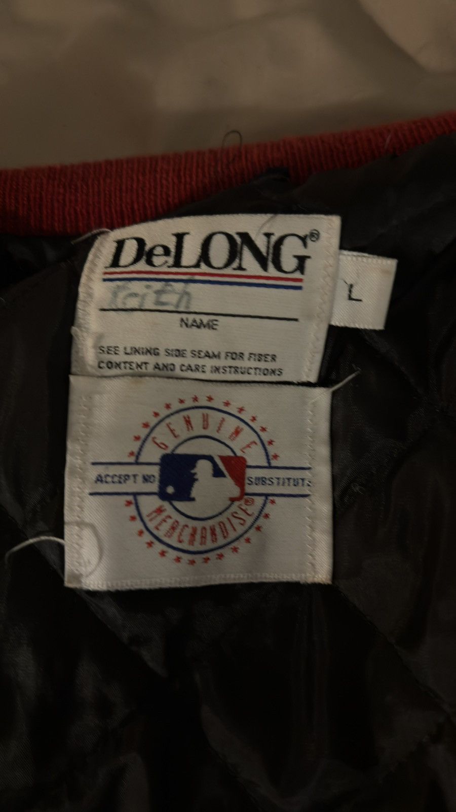 MLB Cleveland Indians Vintage Varsity Jacket Size US L / EU 52-54 / 3 - 8 Thumbnail