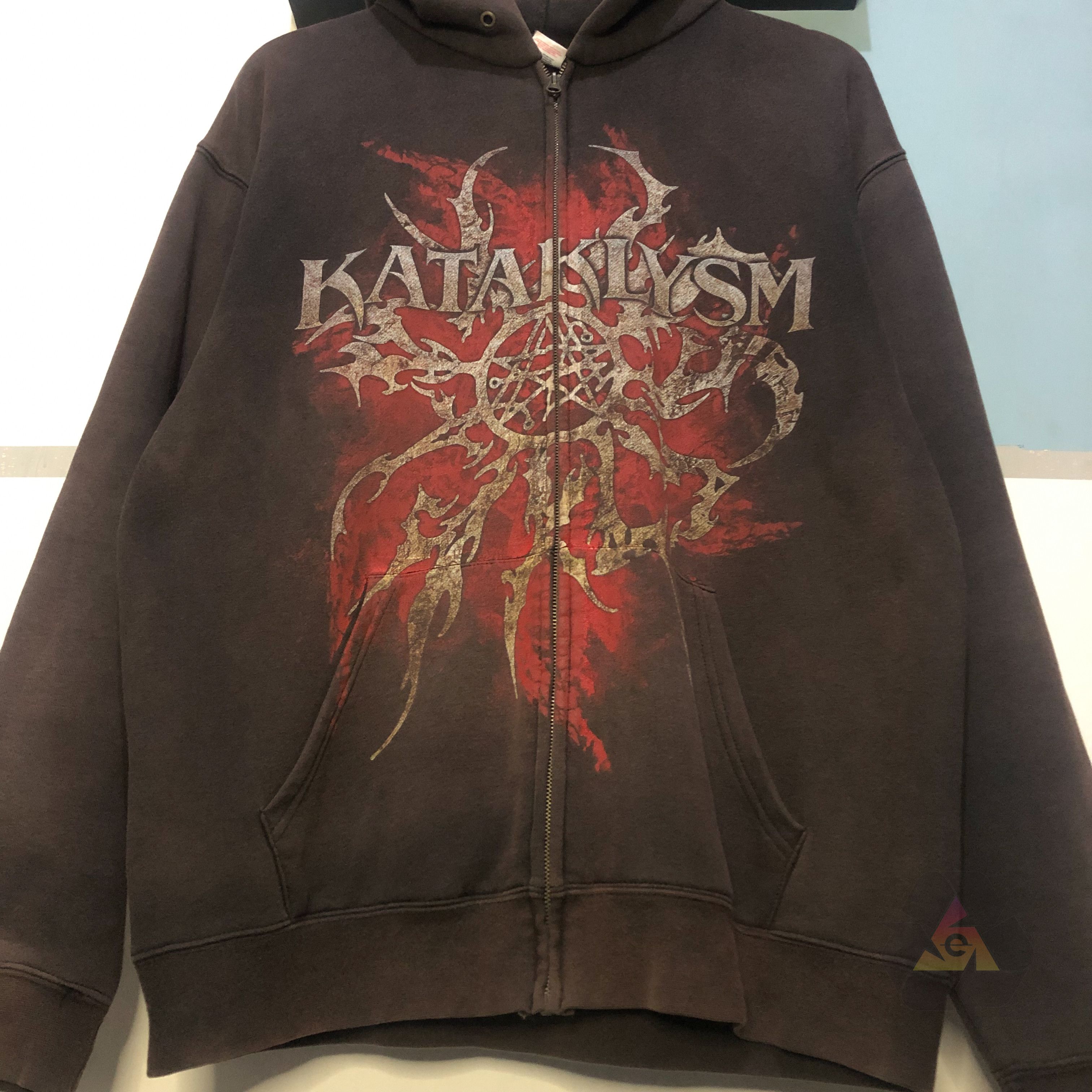 Band Tees Vintage Kataklysm Push The Venom Y2K Zip Hoodie Size US L / EU 52-54 / 3 - 4 Thumbnail