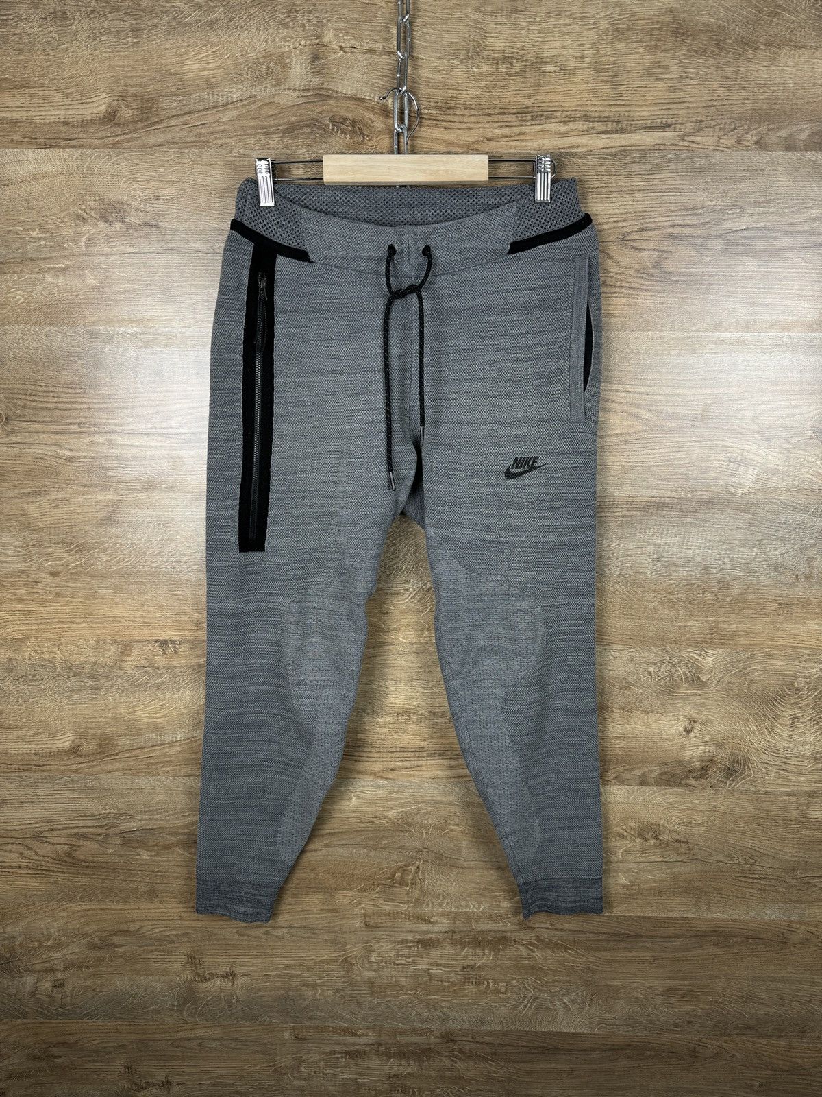 Nike × Vintage Mens Vintage Nike Tech fleece knit Libero joggers sweatpants Size US 30 / EU 46 - 1 Thumbnail