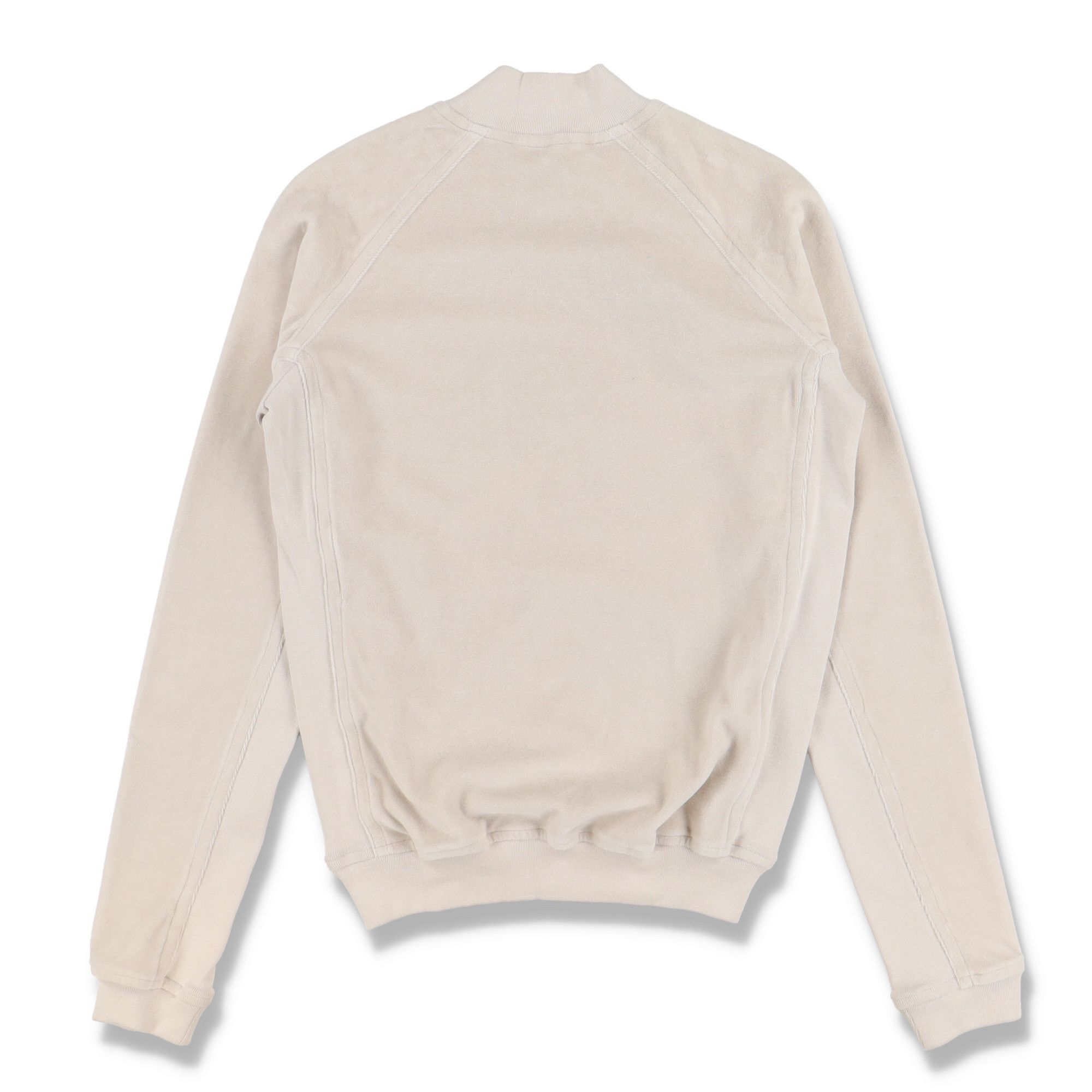 Haider Ackermann Beige Velour Freeman Sweatshirt Size XXS / US 00 / IT 34 - 7 Thumbnail