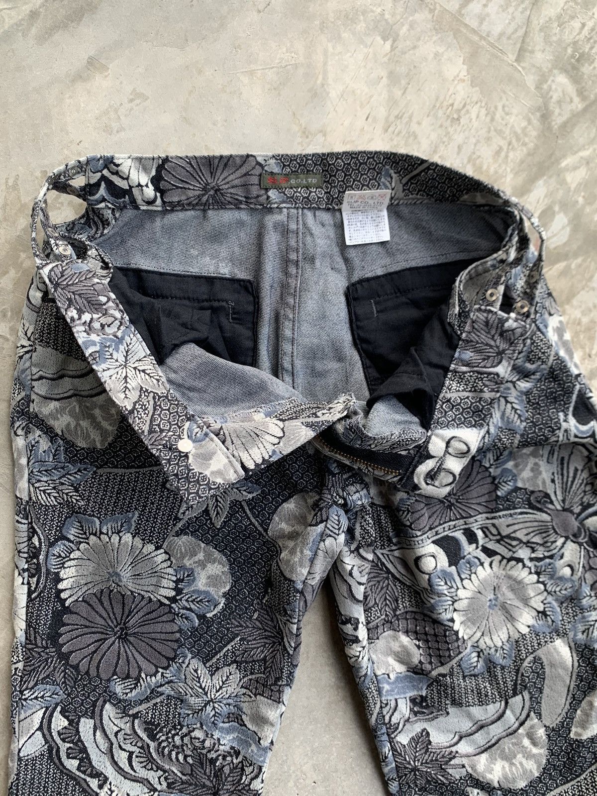 Hysteric Glamour × Japanese Brand × Vintage Women Denim Flower Full Print By Designer Size 28" / US 6 / IT 42 - 14 Thumbnail