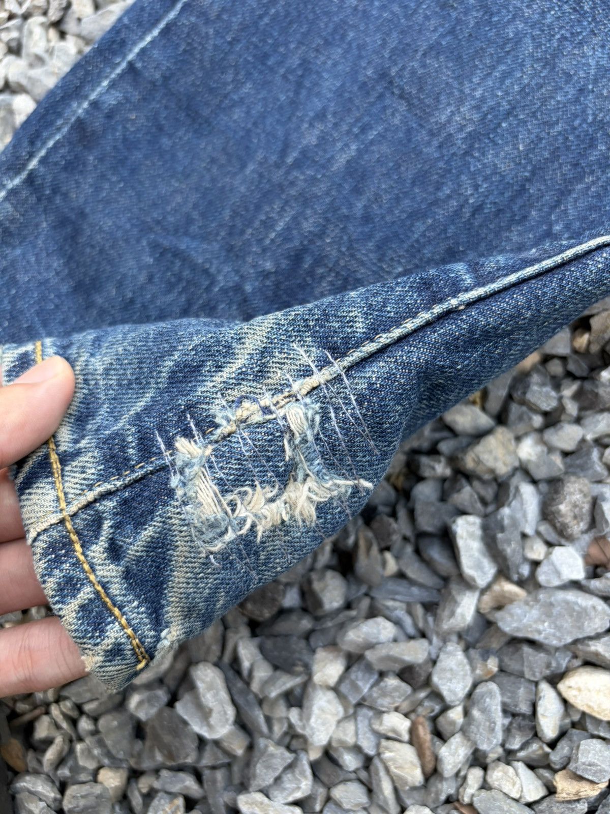 Kapital VINTAGE LEVIS 503B BIG E SELVEDGE RUSTY DISTRESSED DENIM Size US 32 / EU 48 - 24 Thumbnail