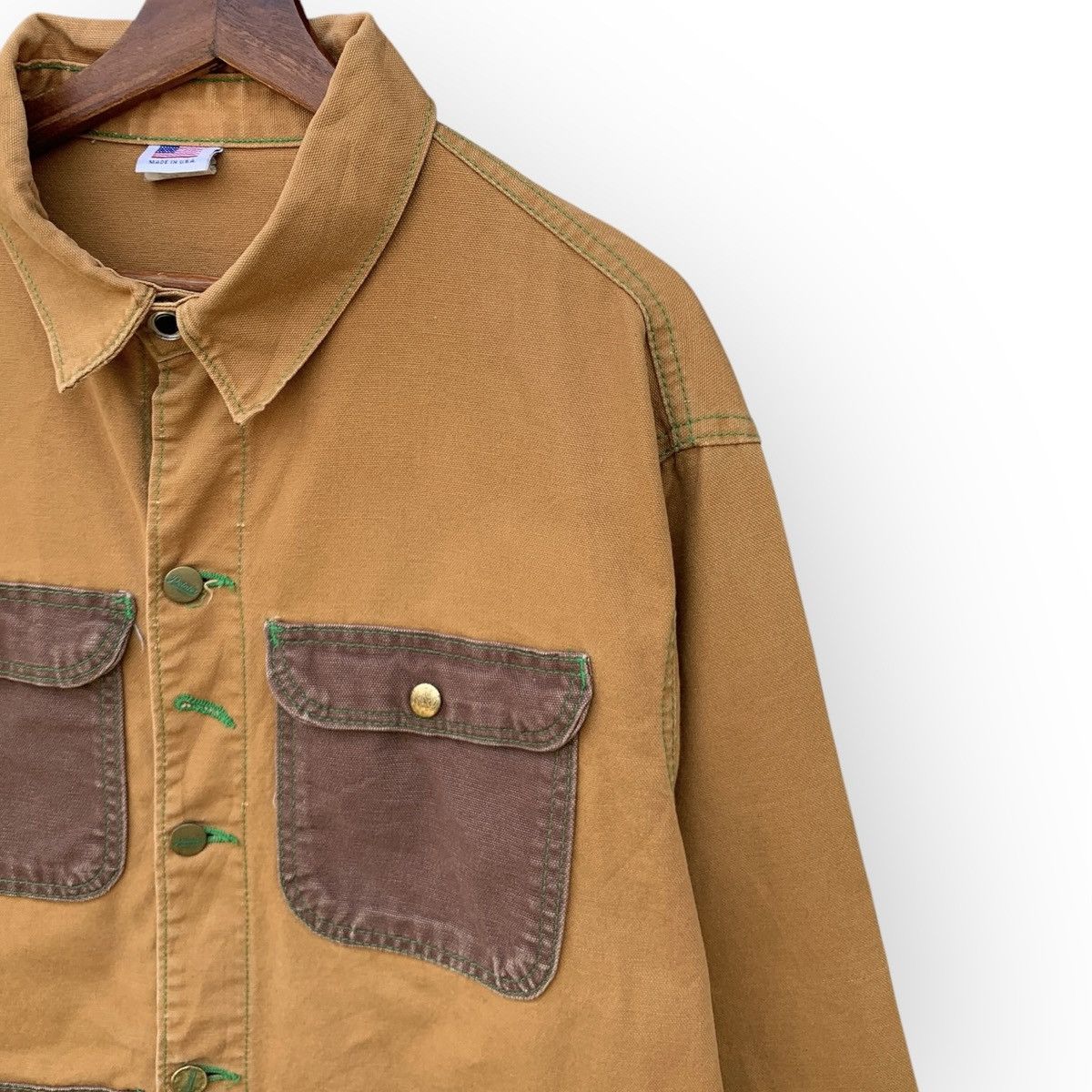 Vintage VINTAGE 90s POINTER USA DUCK CANVAS CHORE JACKET Size US L / EU 52-54 / 3 - 6 Thumbnail