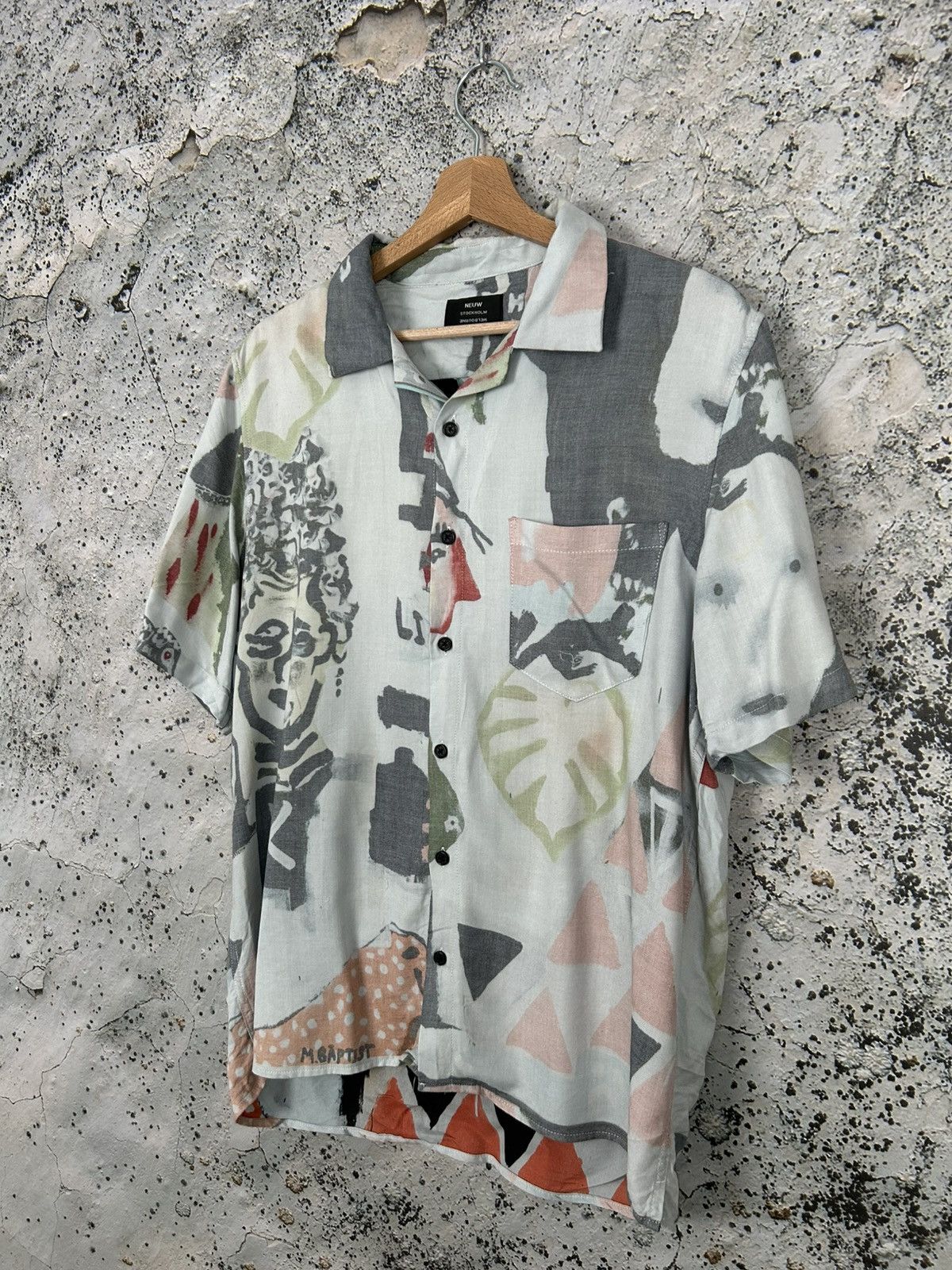 NEUW Denim NEUW Avant Garde Summer Sketch Shirt Alternative Hawaiian Size US M / EU 48-50 / 2 - 2 Thumbnail