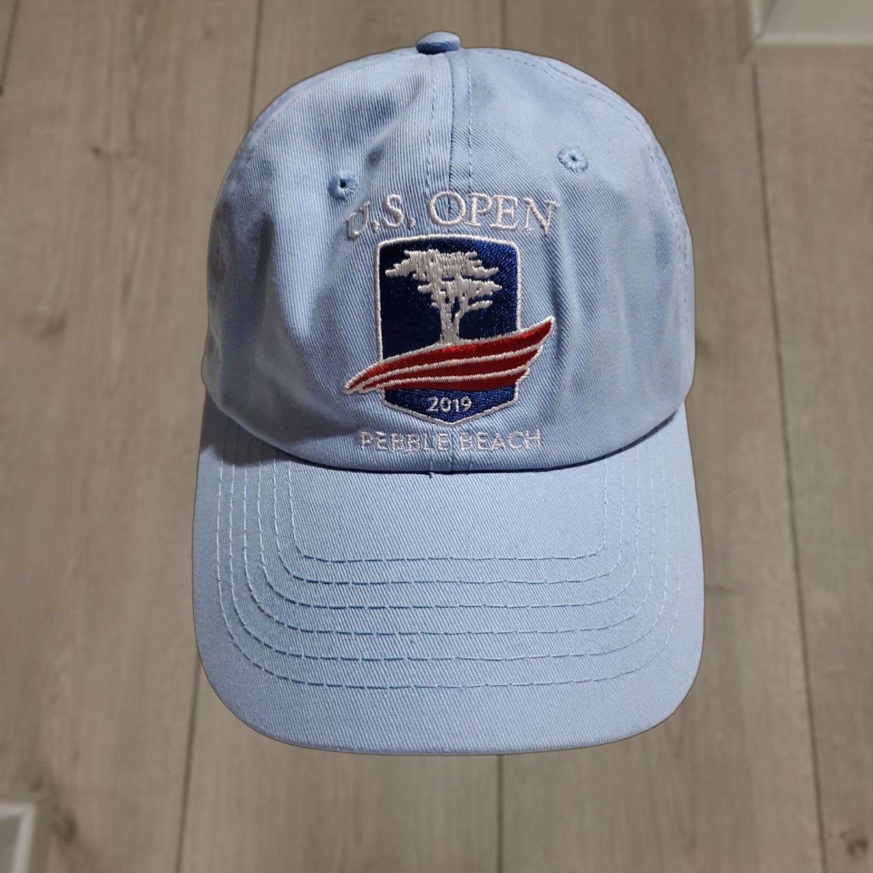 Vintage USGA US Open 2019 Pebble Beach Blue Adjustable Strapback Baseball Hat Mens Adults Baseball Cap Size ONE SIZE - 1 Thumbnail