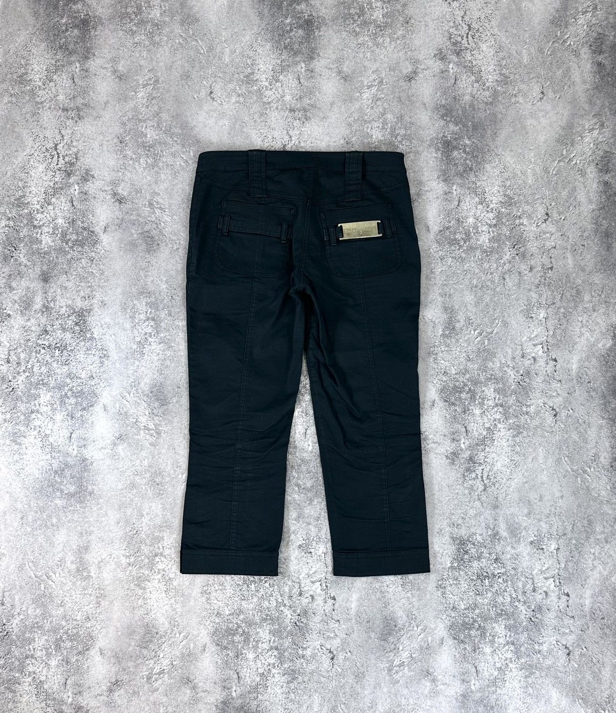 Versace × Vintage Vintage 90s Versace Medusa Avant Garde Luxury Cropped Pants Size 28" / US 6 / IT 42 - 1 Thumbnail