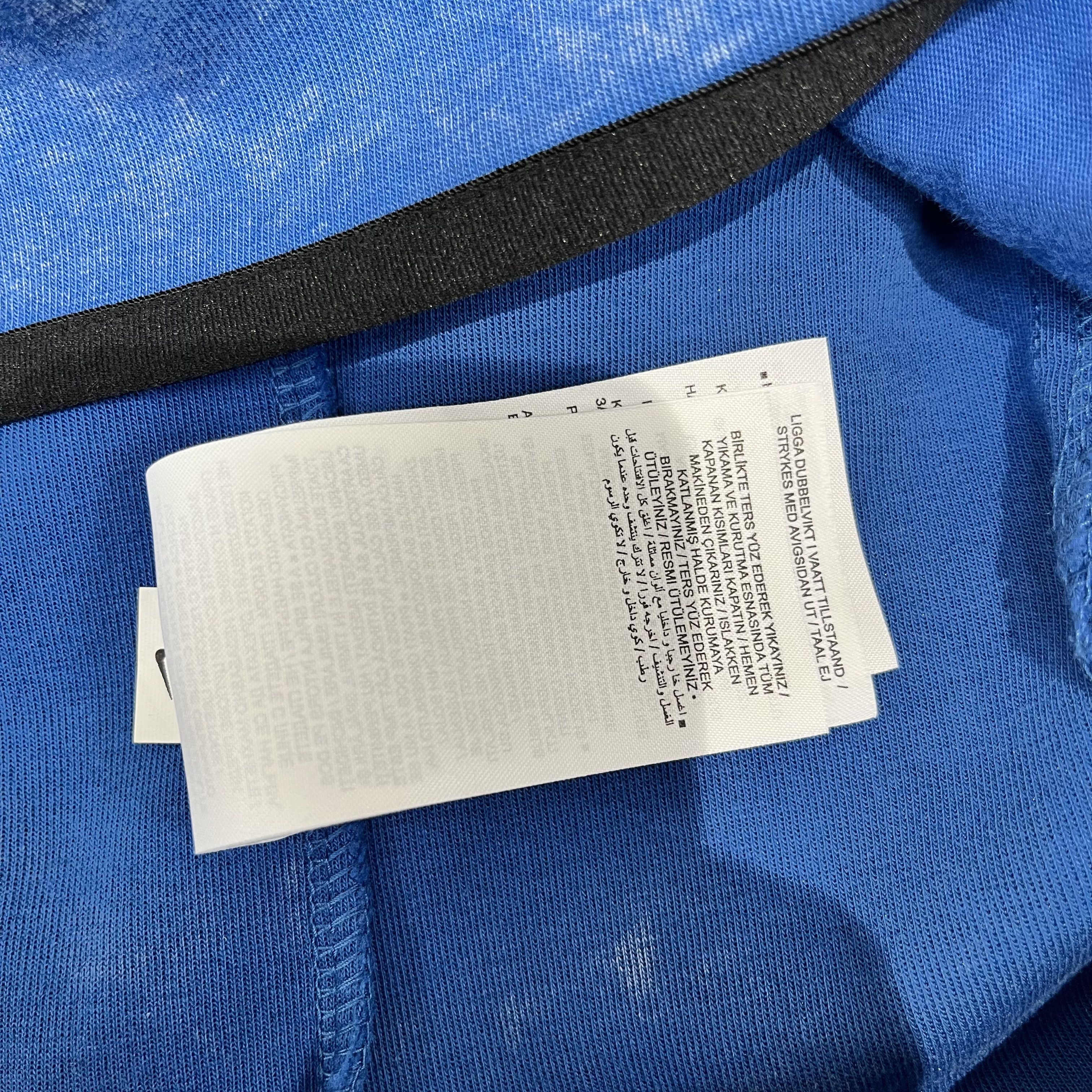 Nike Nike Tech Fleece Wash Full Zip Hoodie Dark Marina Blue/Black Size US M / EU 48-50 / 2 - 12 Thumbnail