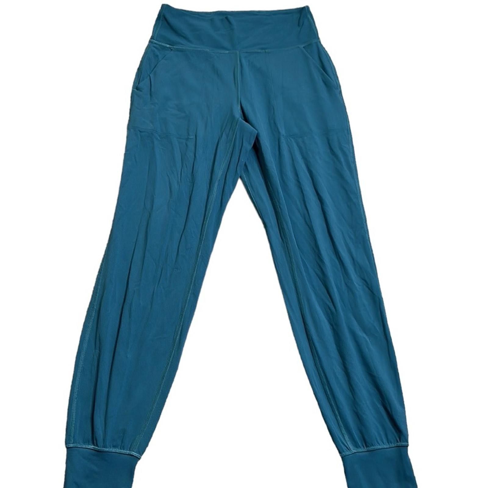 Lululemon lululemon athletica Teal Track Pants Size 28" / US 6 / IT 42 - 3 Thumbnail