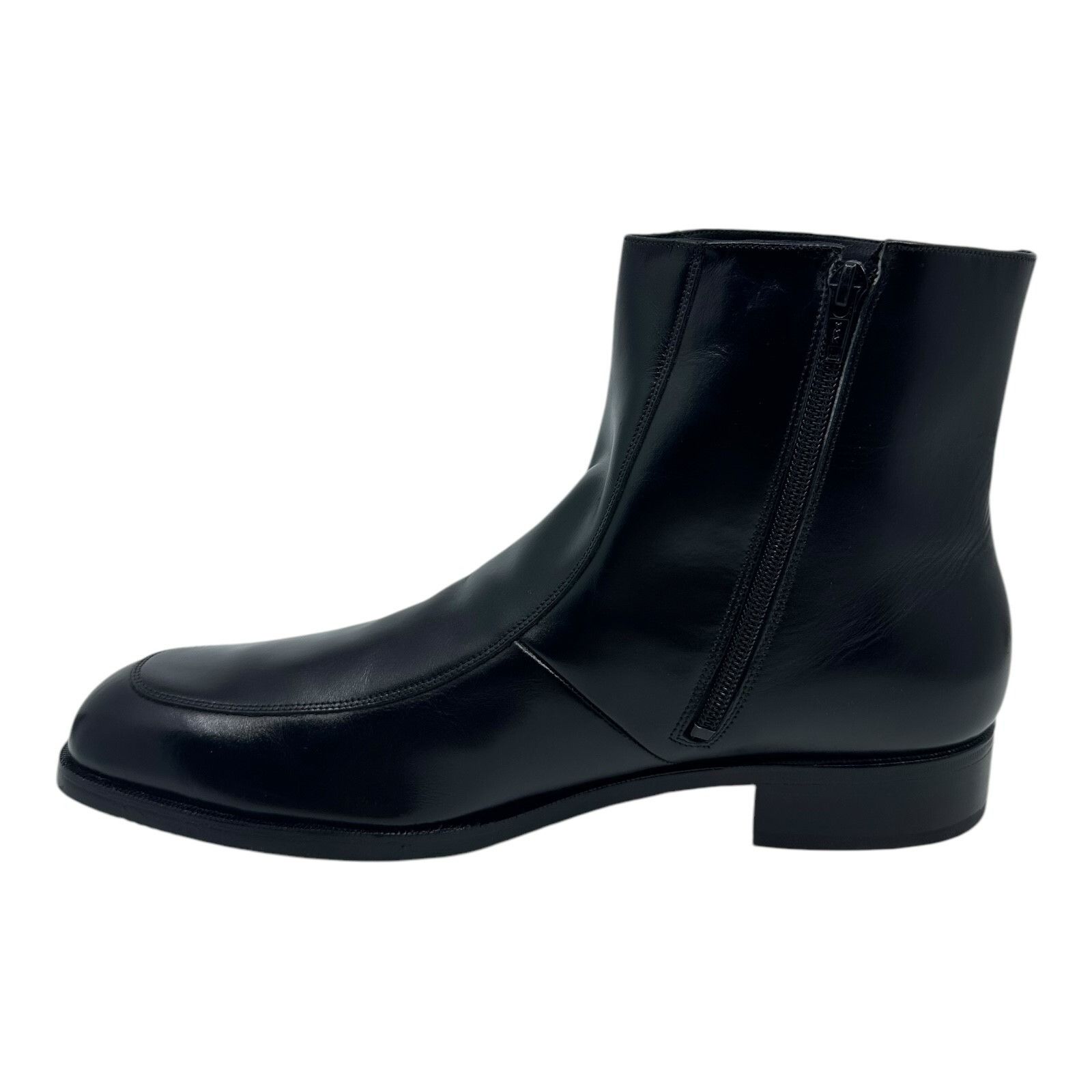 Florsheim Florsheim Size 12 Black Leather Boots Made in India Zip-Up S Size US 12 / EU 45 - 2 Thumbnail