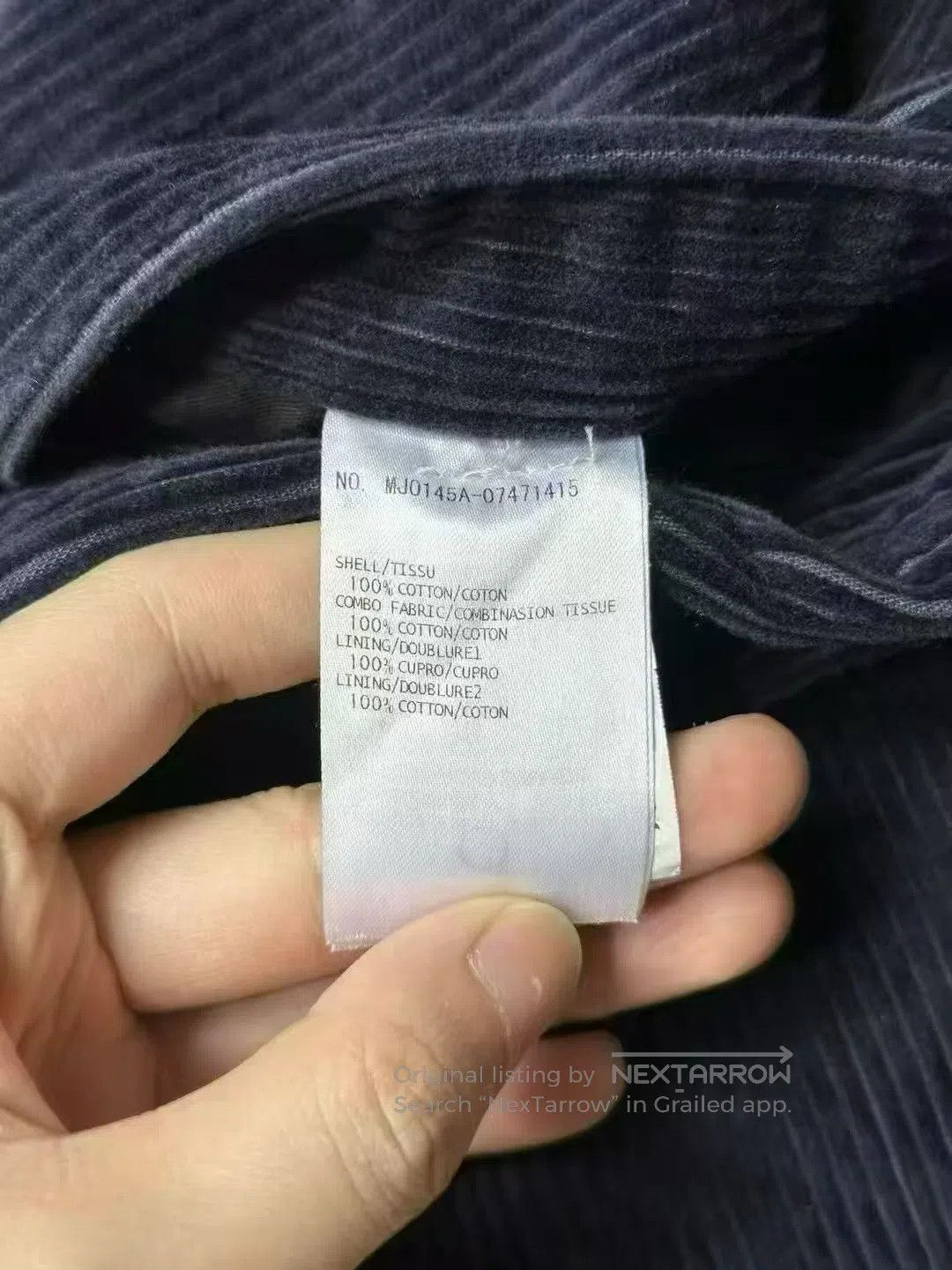 Thom Browne Thom Browne Corduroy Shirt Jacket| Size US M / EU 48-50 / 2 - 3 Thumbnail