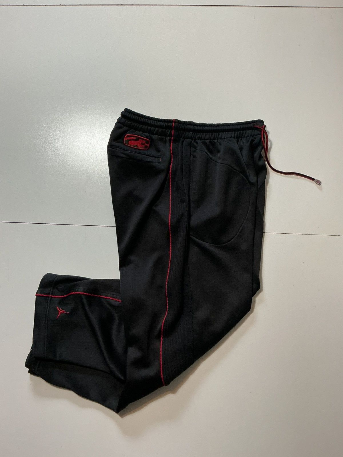 Jordan Brand Vintage Y2K Air Jordan Jumpman 23 Stripe Warm Up Track Pants Size US 36 / EU 52 - 2 Thumbnail