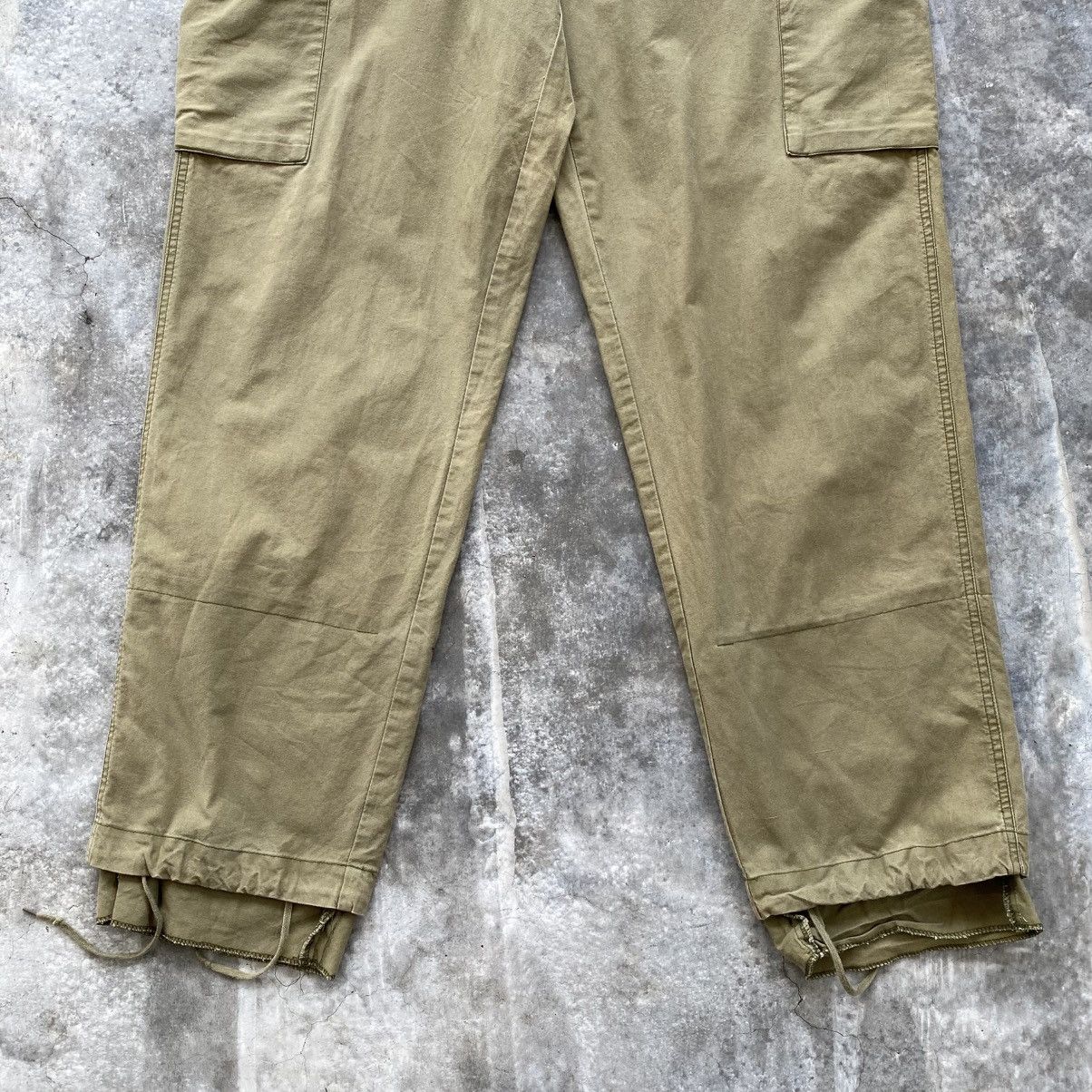 Japanese Brand Militaire Cargo Baggy Paracute Pants w34 Size US 35 - 3 Thumbnail
