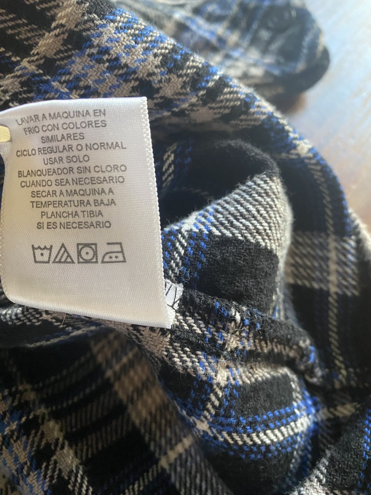 Dickies Dickies Blue Black White Plaid Flannel Thick Button Up Size US M / EU 48-50 / 2 - 7 Thumbnail