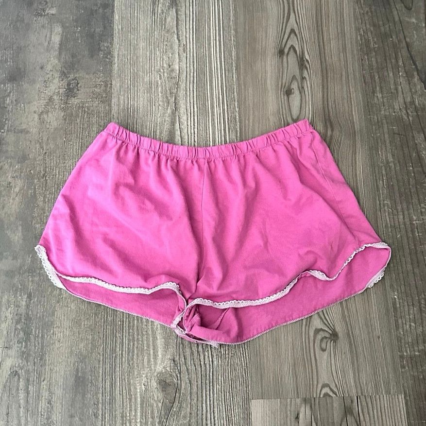 Other no brand hot pink lace lounge shorts Size 28" / US 6 / IT 42 - 1 Thumbnail
