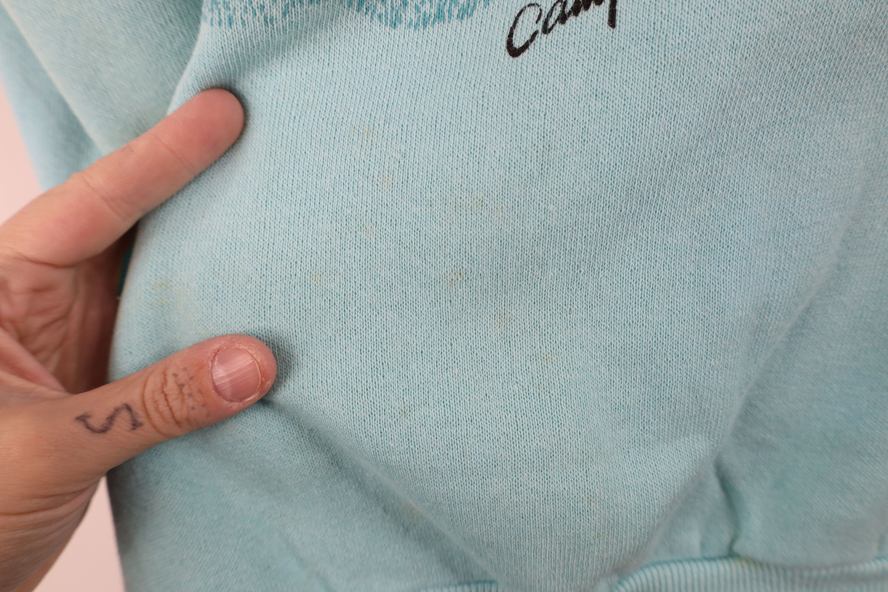 Vintage Vintage 70s 80s Michindoh Sheep Crewneck Sweatshirt Blue USA Size M / US 6-8 / IT 42-44 - 7 Thumbnail