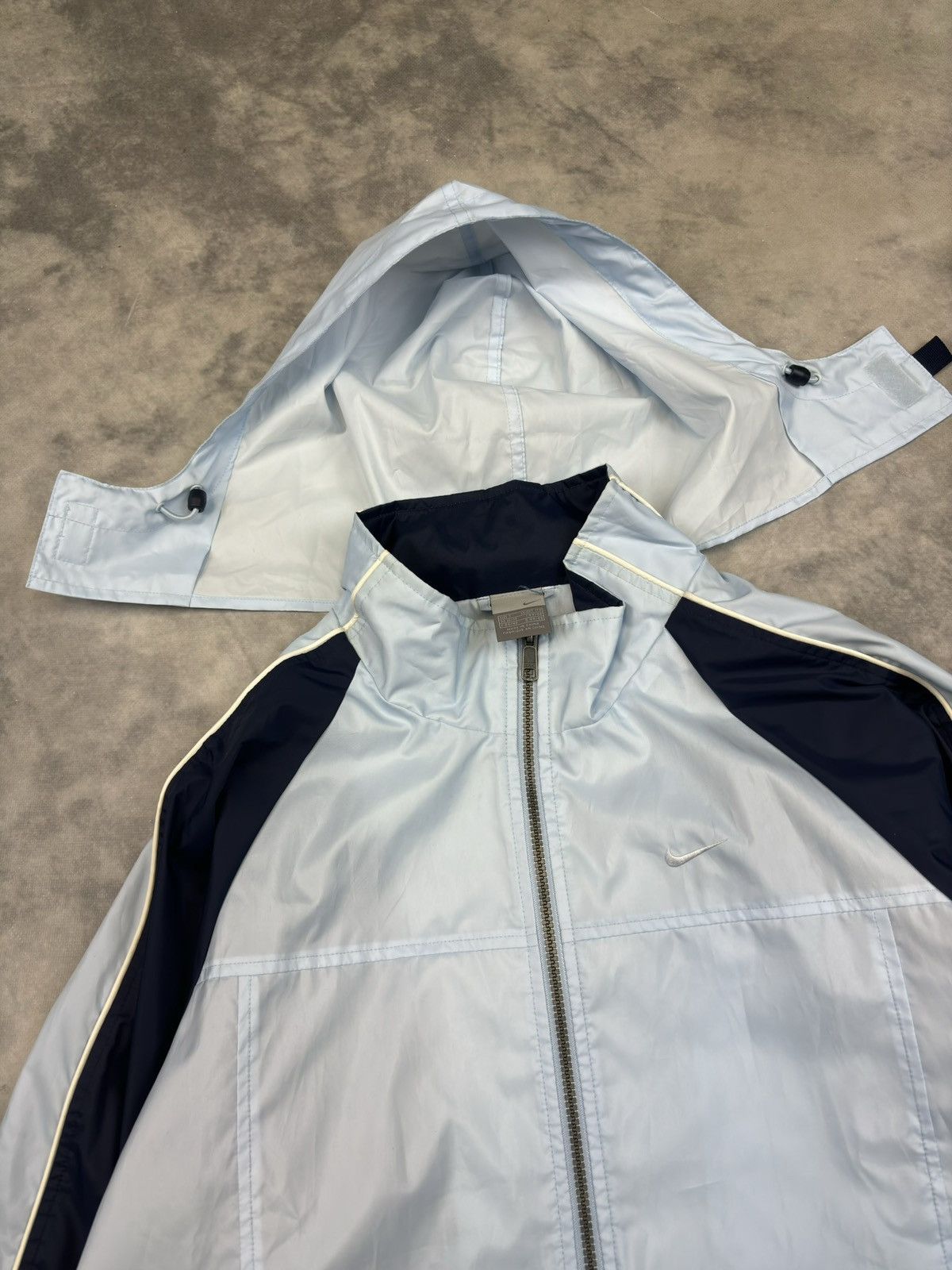 Nike × Nike ACG × Vintage NIKE VINTAGE BABY BLUE NYLON LIGHT JACKET DRILL Y2K RARE Size US M / EU 48-50 / 2 - 3 Thumbnail