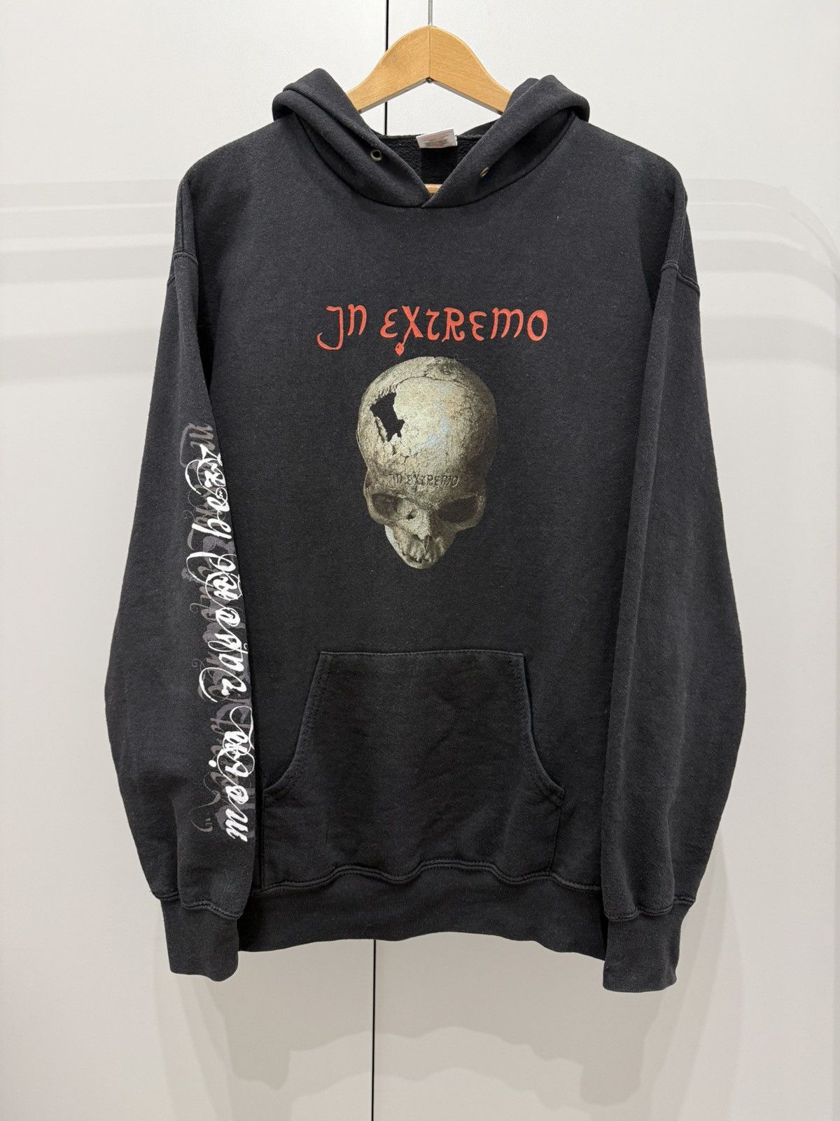 Band Tees Vintage In Extremo Skull Grafic Band Hoodie Dark Throne ERD Size US M / EU 48-50 / 2 - 2 Thumbnail