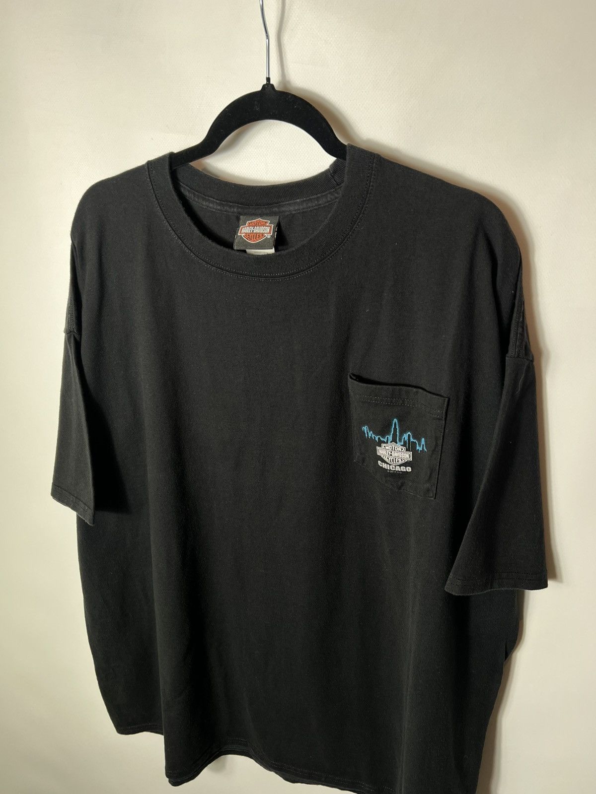 Harley Davidson Vintage streetwear racing Harley Davidson Chicago Moto Tee Size US XXL / EU 58 / 5 - 6 Thumbnail