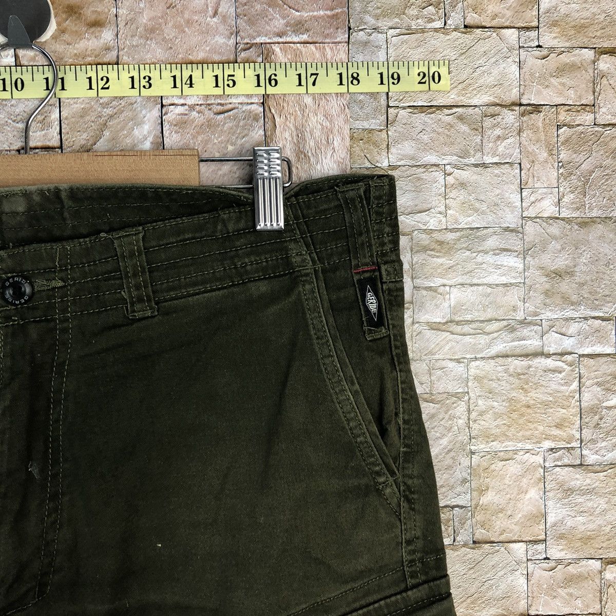 Japanese Brand Genide japan Green utility tactical Cargo Pants #A590 Size US 35 - 8 Thumbnail