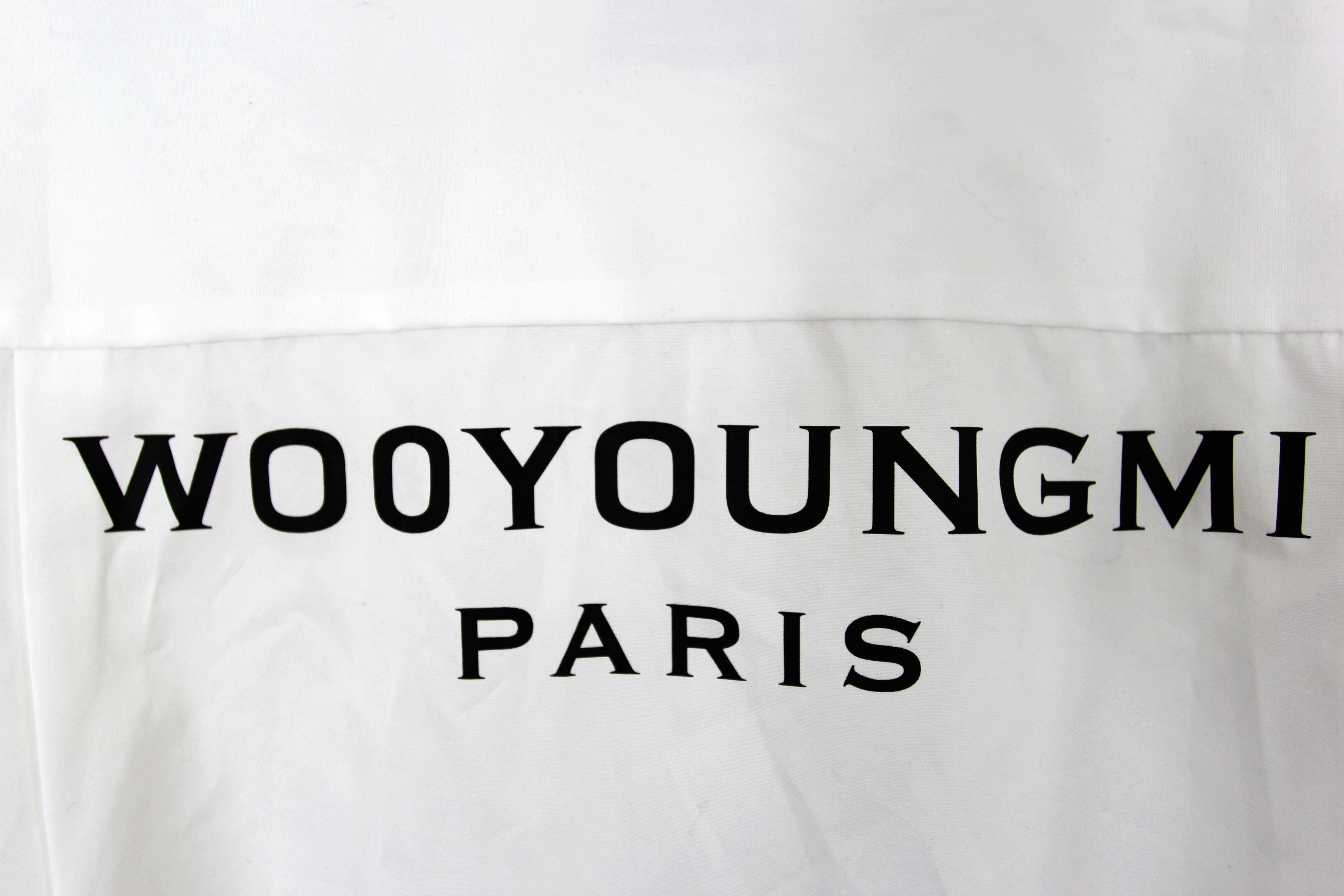 Wooyoungmi BNWT AW24 WOOYOUNGMI POPLIN BACK LOGO SHIRT 50 Size US M / EU 48-50 / 2 - 8 Thumbnail