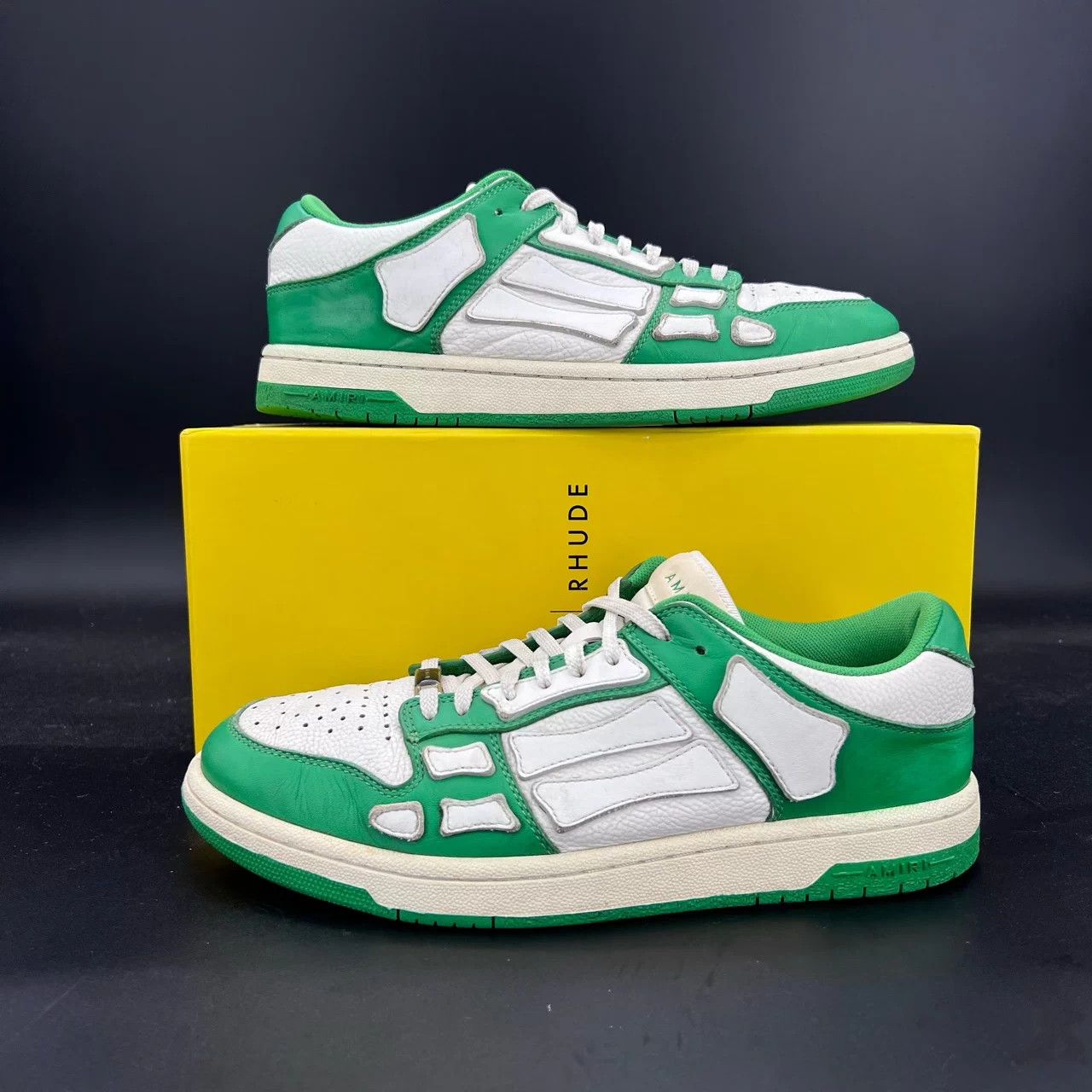 Amiri Amiri Bone Shoes OG White/Green 42 With Box Slight Scuffs Size US 9 / EU 42 - 2 Thumbnail