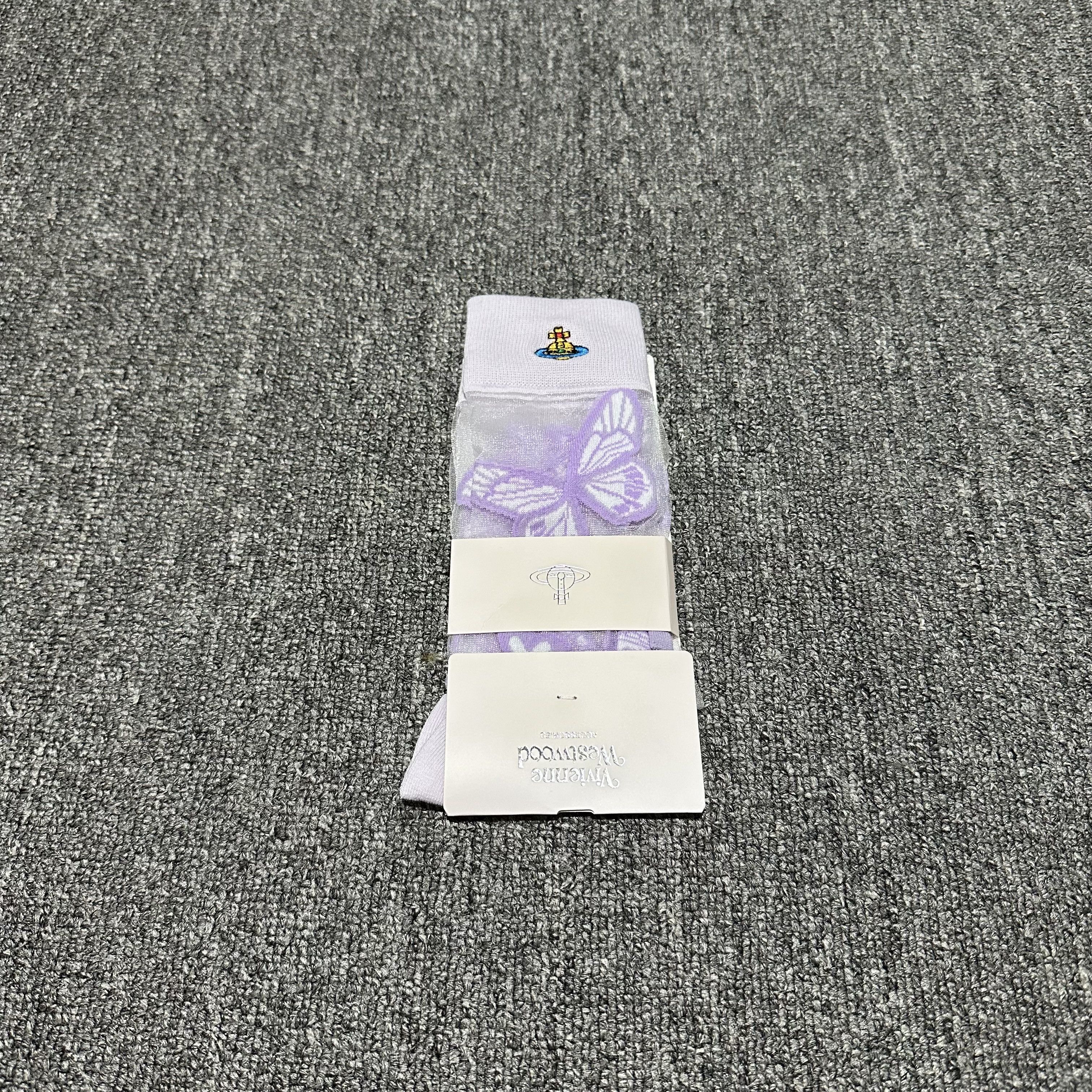 Vivienne Westwood Vivienne Westwood Sheer Pattern Mid Socks Size ONE SIZE - 5 Thumbnail