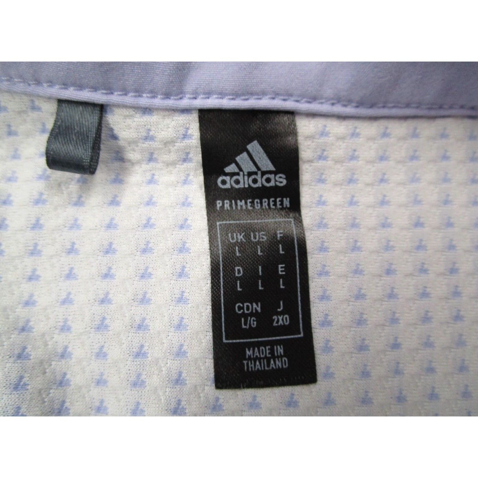 Adidas ADIDAS GOLF Shirt Mens Large Purple Primegreen Performance Polo Pebble Beach Golf Size US L / EU 52-54 / 3 - 3 Thumbnail