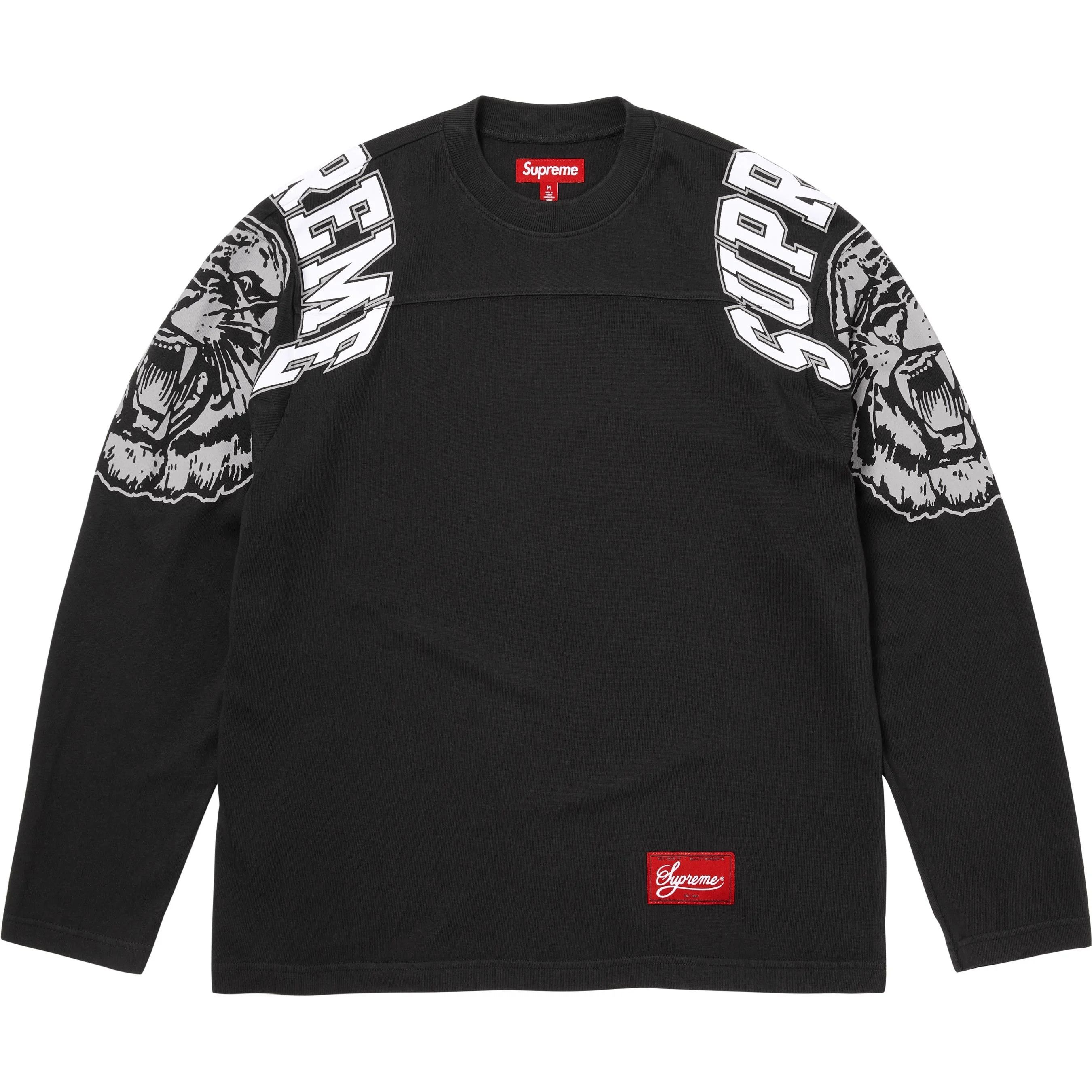 Supreme Supreme 99 Long Sleeve Football Top (Black) | Grailed