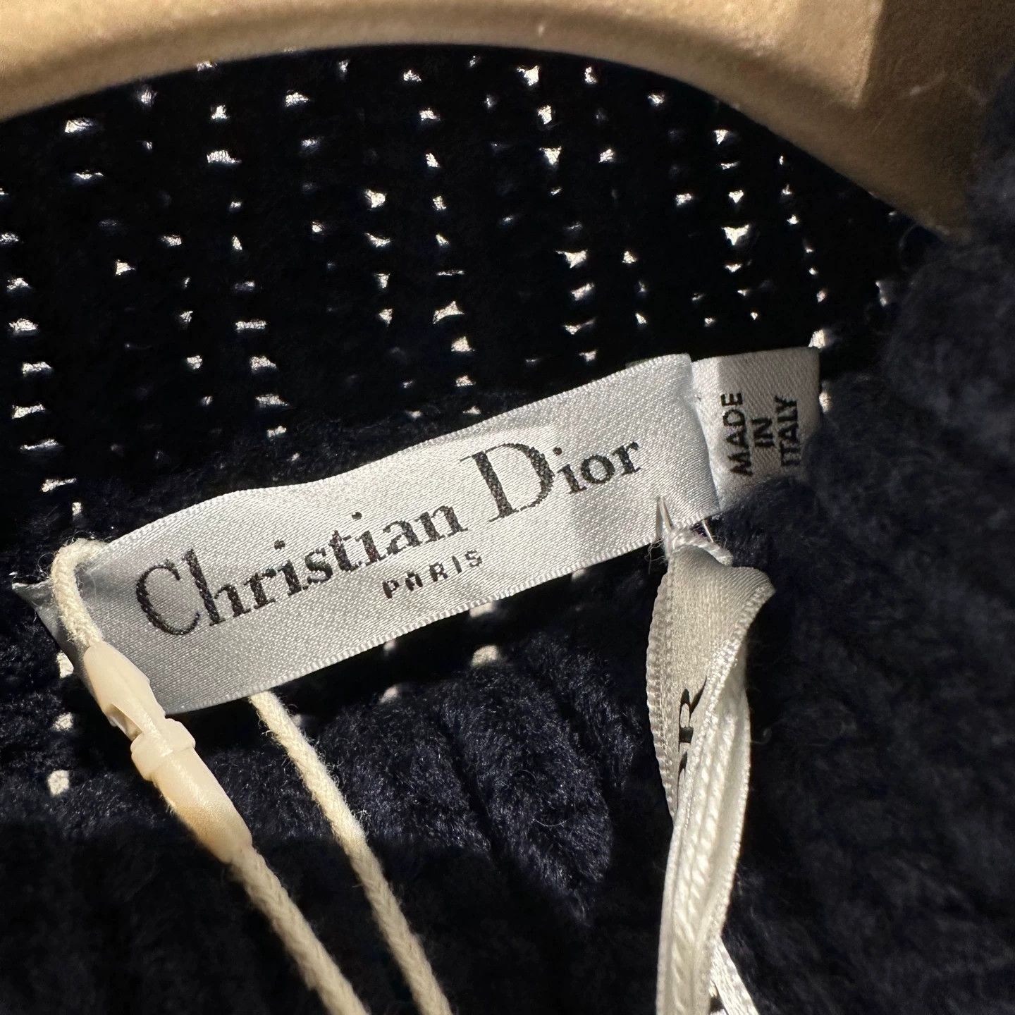 Christian Dior Monsieur Dior apr328 Rabbit Intarsia Knit Sweater S Wool Size S / US 4 / IT 40 - 3 Thumbnail