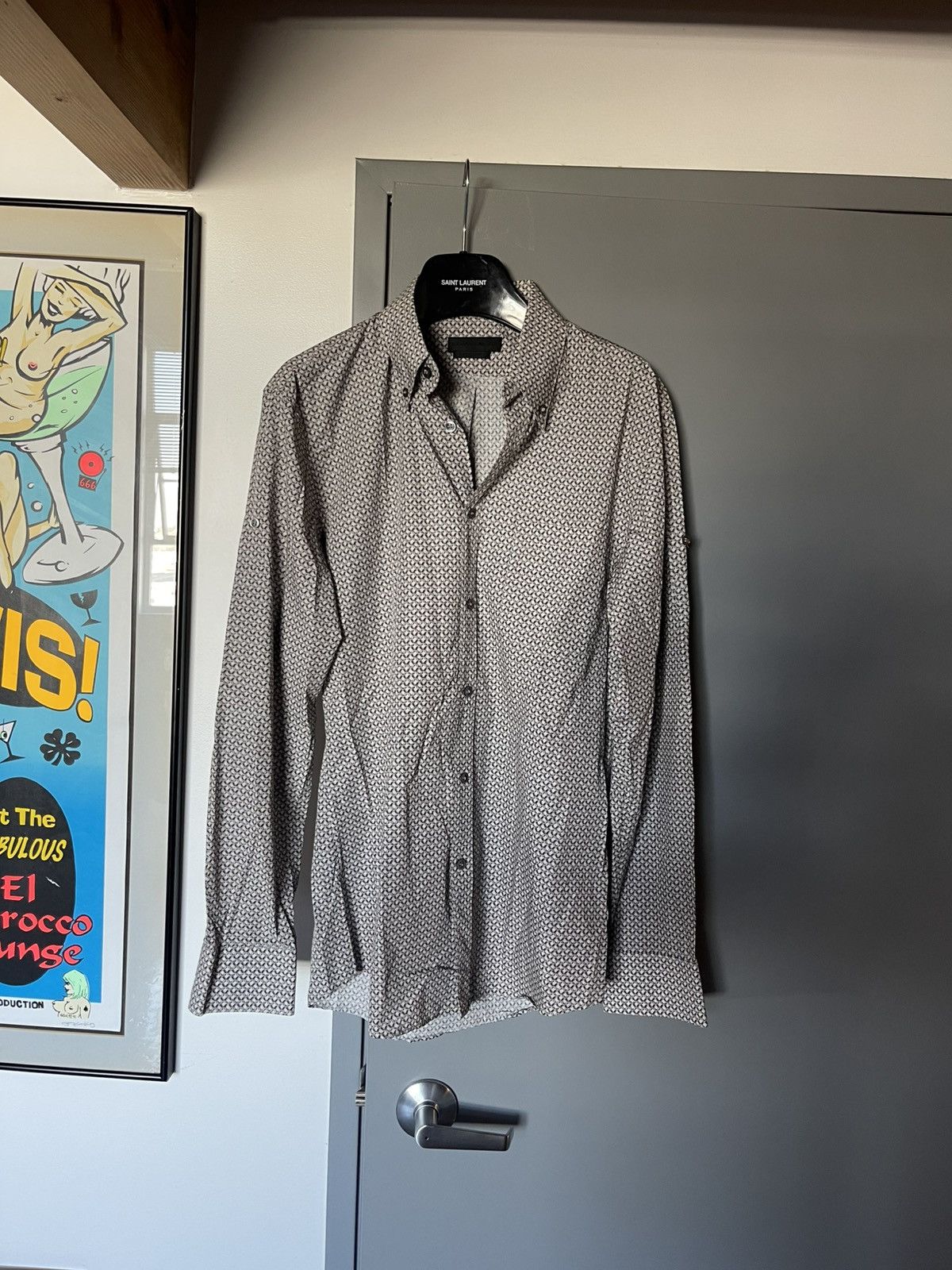 Alexander McQueen Chainmail pattern shirt Size US M / EU 48-50 / 2 - 1 Thumbnail
