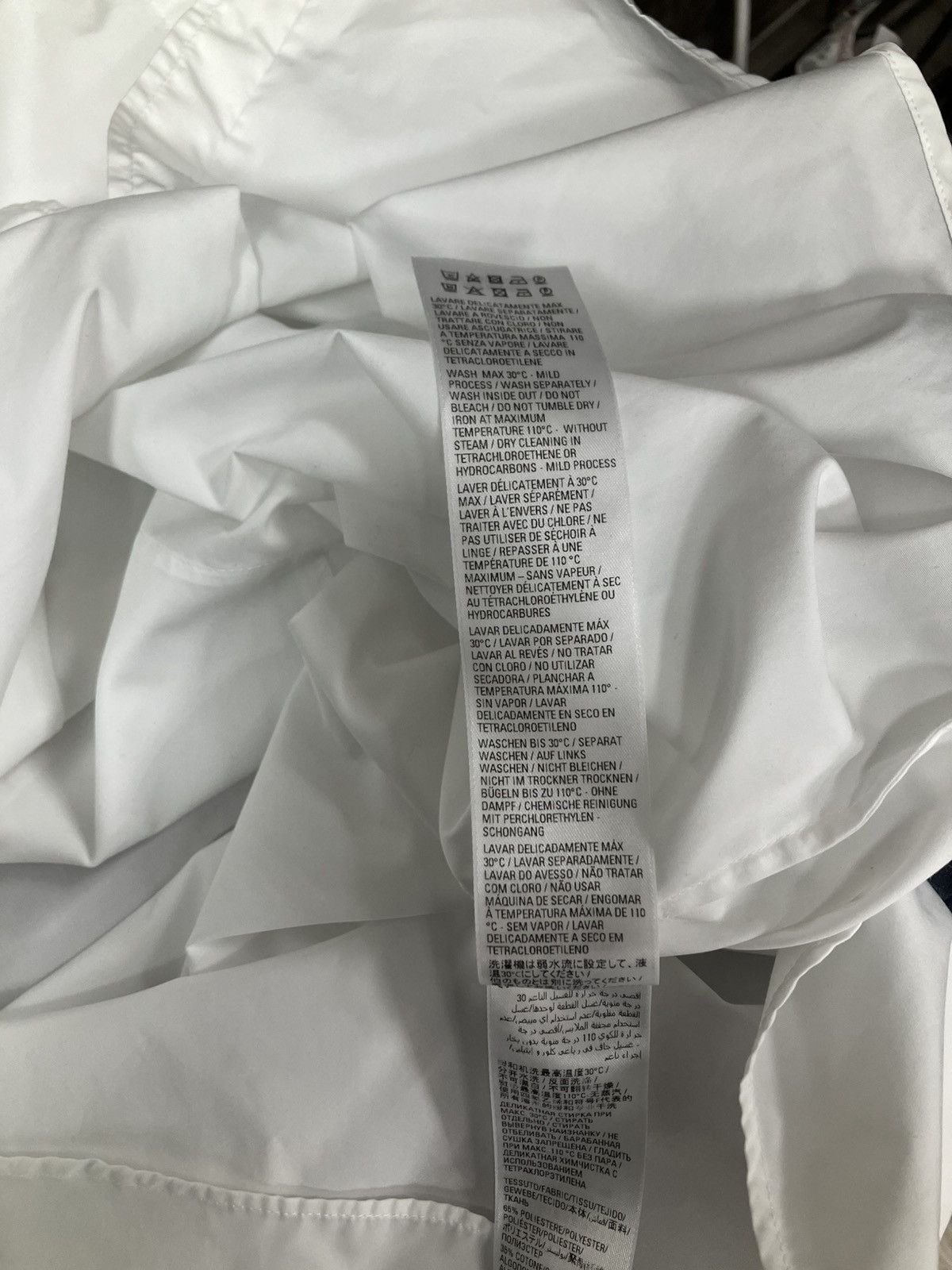 Balenciaga 38-Balenciaga Wardrobe Oversized White Button Up Size US XL / EU 56 / 4 - 6 Thumbnail