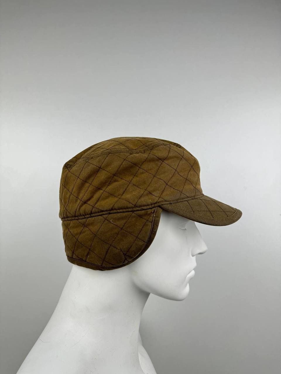 Barbour -Barbour Wax Olive Baseball Winter Ear Flaps Fleece Lined Ca Size ONE SIZE - 6 Thumbnail
