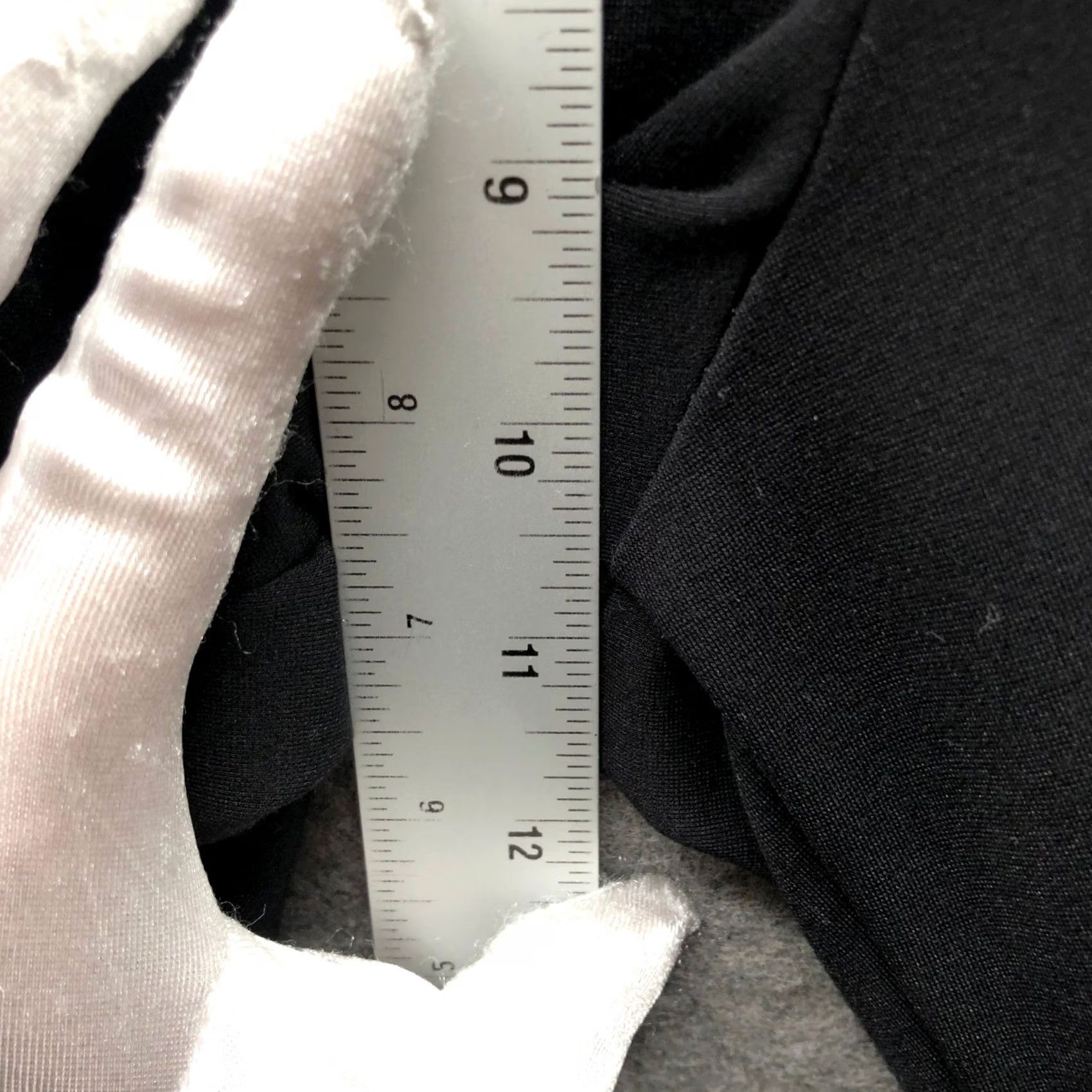 Vintage KUT from the Kloth Wide Leg Ponte Pants Women 8 Black High Rise Dress Size 30" / US 8 / IT 44 - 6 Thumbnail