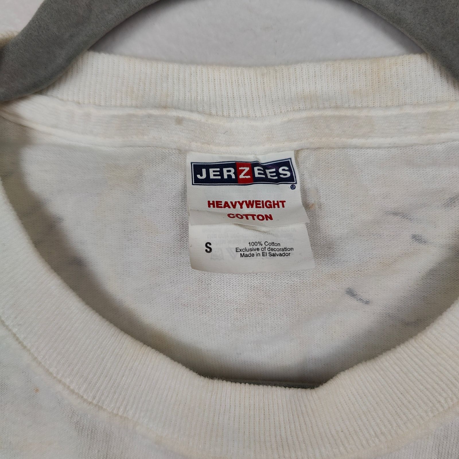 Jerzees Vintage Clippers Autographed T-Shirt Mens Small White Size US S / EU 44-46 / 1 - 7 Thumbnail