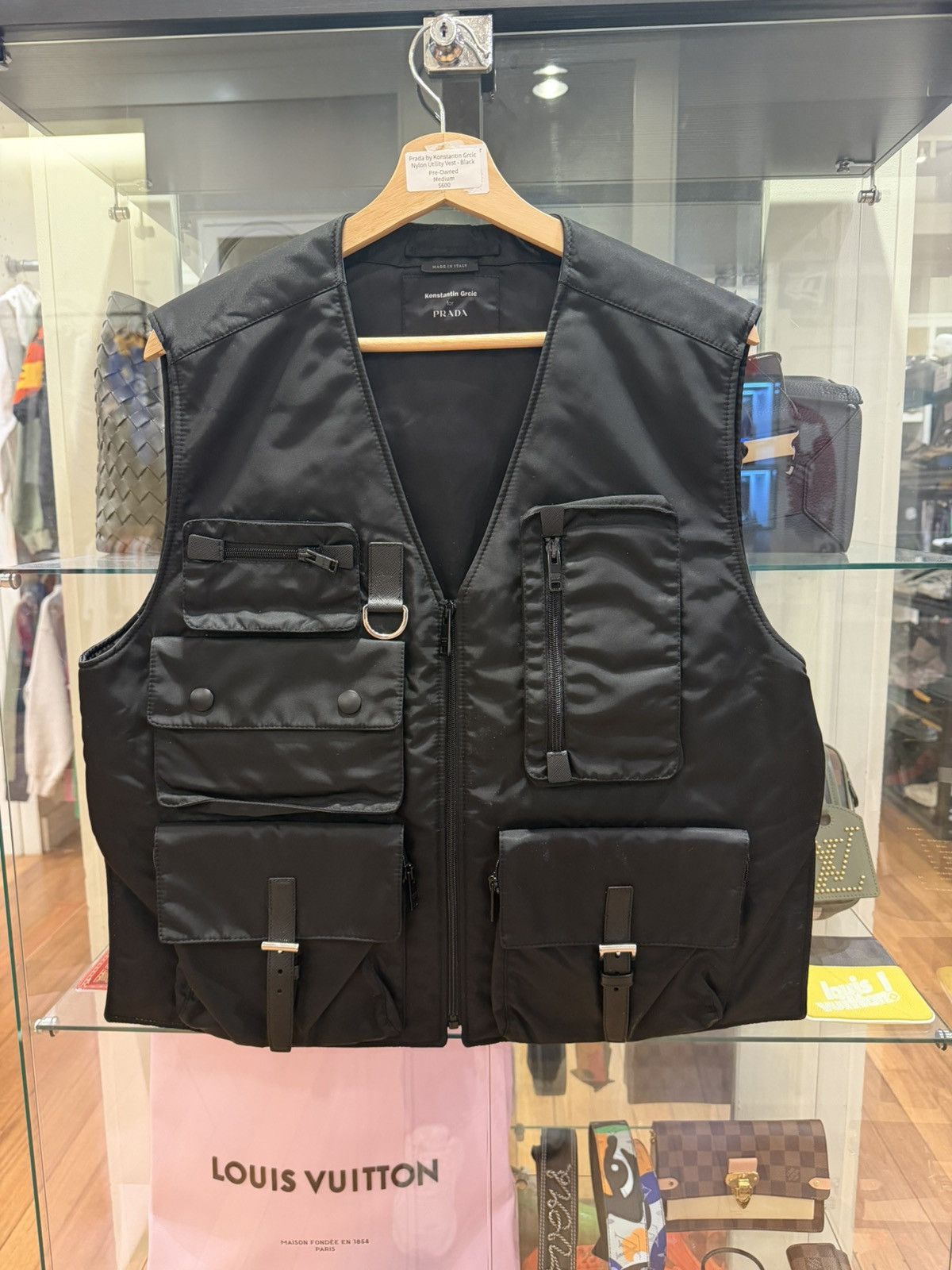 Prada Prada by Konstantin Grcic Nylon Utility Vest Size US M / EU 48-50 / 2 - 1 Thumbnail