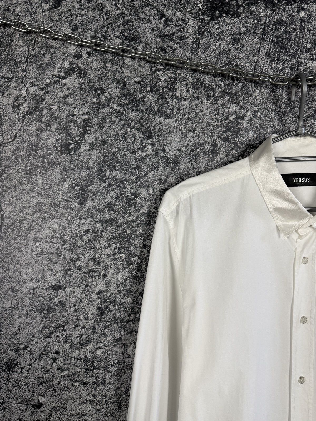 Versus Versace Versus Versace Long Sleeve Shirt Button Up Italy Size 54 Size US M / EU 48-50 / 2 - 3 Thumbnail