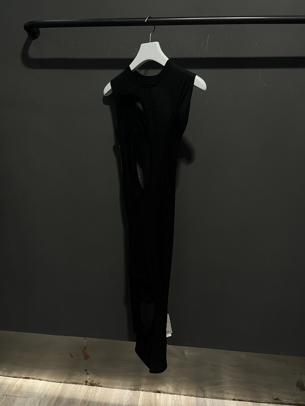 Rick Owens Rick Owens Drkshdw Membrane II tank - black Size S / US 4 / IT 40 - 2 Thumbnail