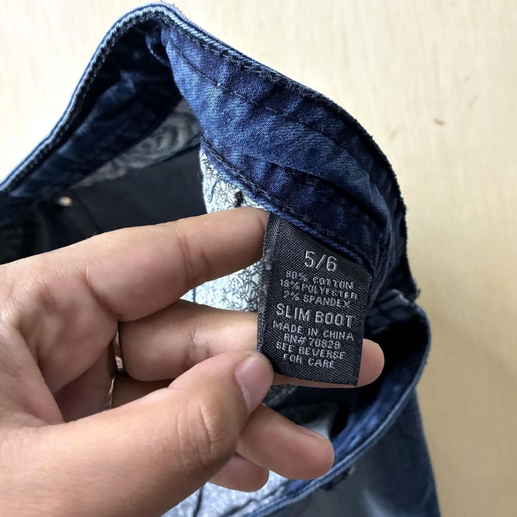 Vintage VINTAGE rue21 Premiere Slim Boot Jeans Womens 5/6 Medium Wash Distressed Stretch Size 27" / US 4 / IT 40 - 3 Thumbnail