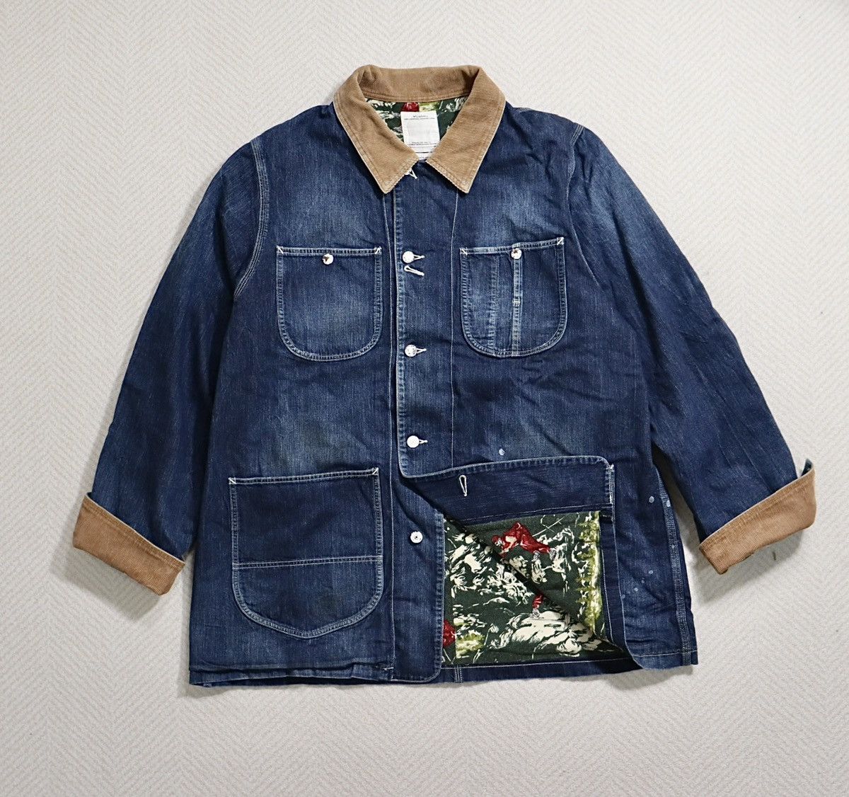 Visvim Visvim 20ss Spot Coverall Dry Denim Size US L / EU 52-54 / 3 - 1 Thumbnail