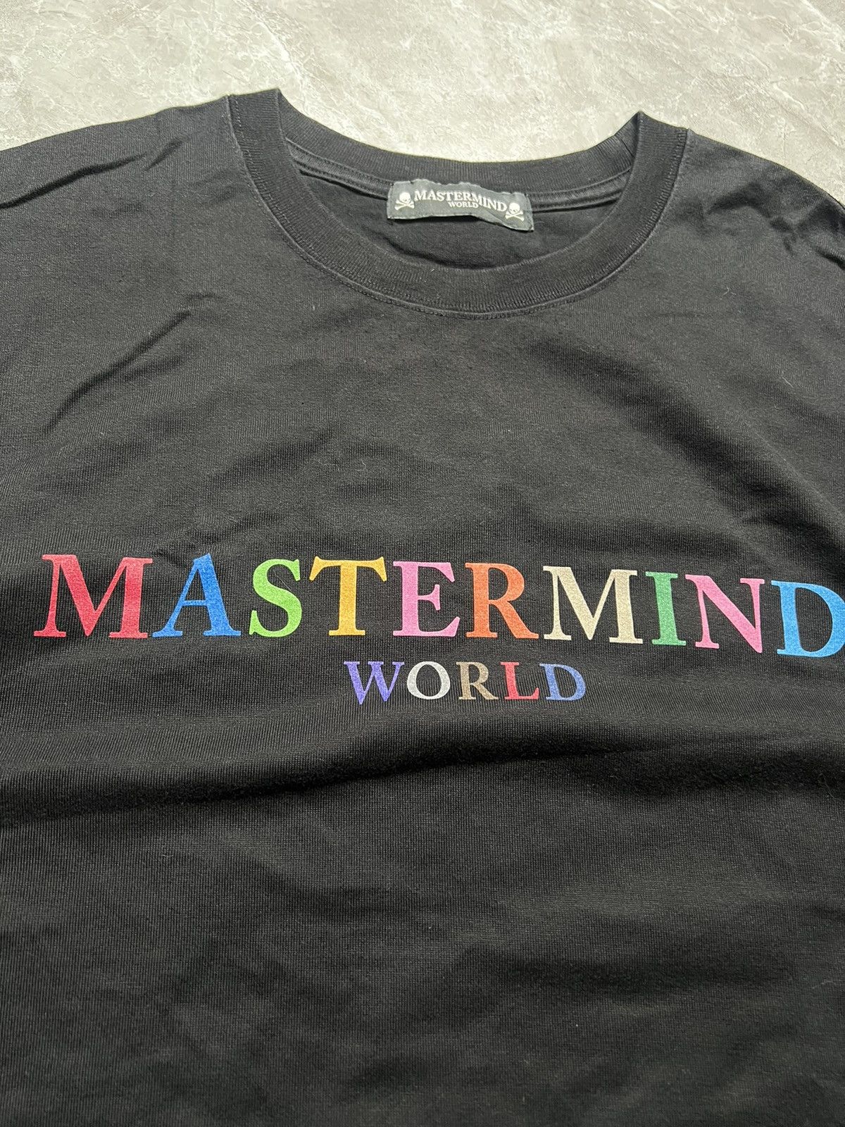 Mastermind Japan Mastermind World Coloured Logo Tee With Back Skull Print Size US L / EU 52-54 / 3 - 3 Thumbnail