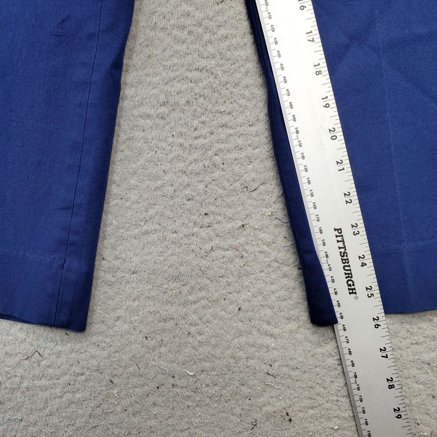 J.Crew J.CREW Kallie Pants Womens Size 4 Blue Stretch Slim Fit Comfort Straight Leg Pants Size 27" / US 4 / IT 40 - 4 Thumbnail