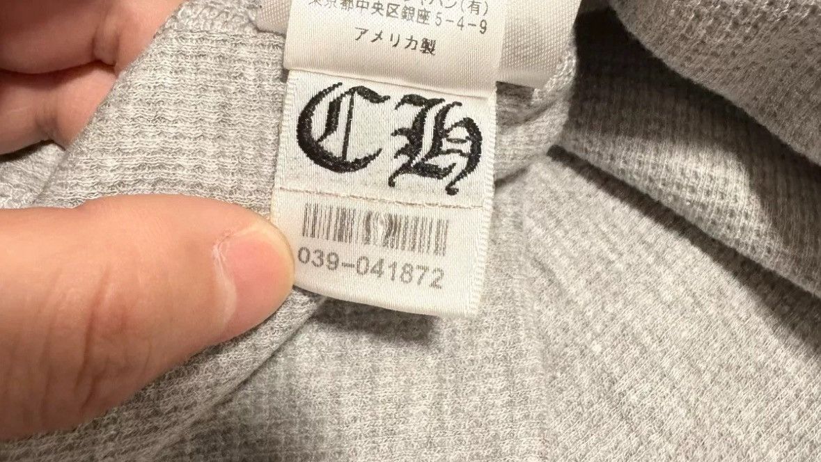 Chrome Hearts Thermal waffle vine dagger long sleeve Size US XL / EU 56 / 4 - 4 Thumbnail
